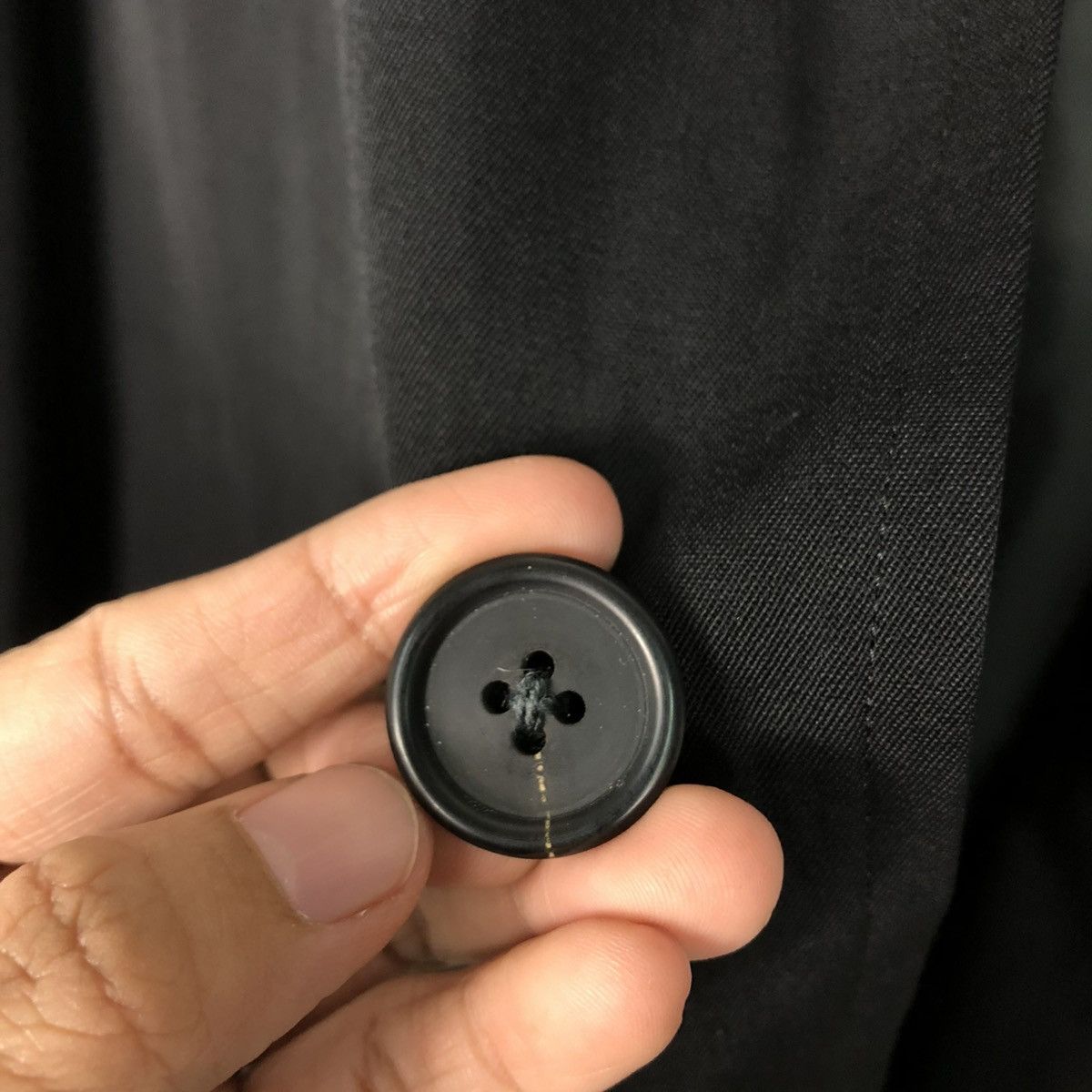 Yohji Yamamoto RICH BLACK VINTAGE BUTTON JACKET Y’S FOR MEN YOHJI YAMAMOTO Size US M / EU 48-50 / 2 - 18 Thumbnail