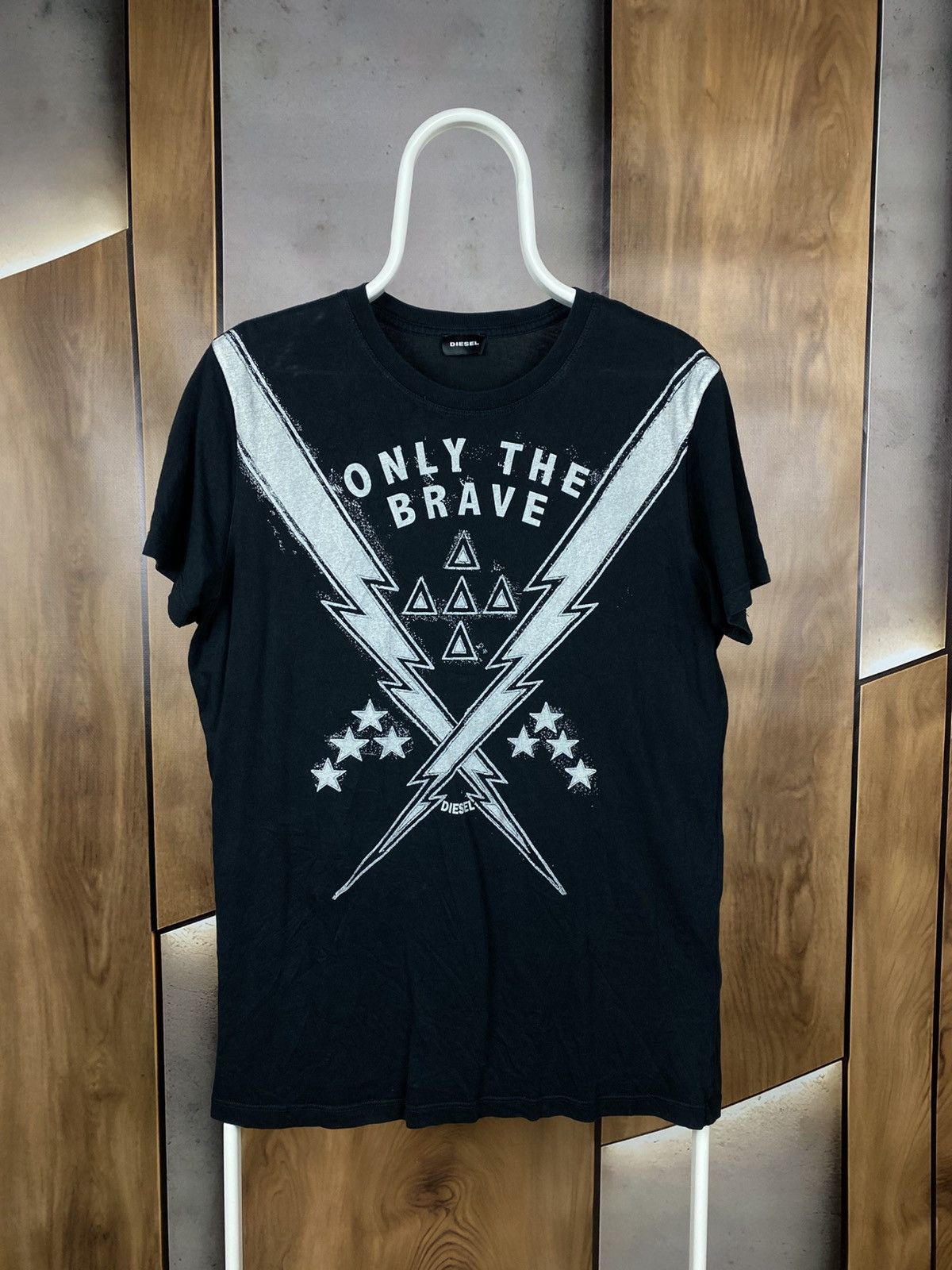 Diesel 🕊️T-Shirt Diesel Only The Brave Big Star Logo VTG Tee🕊️ Size US L / EU 52-54 / 3 - 1 Thumbnail