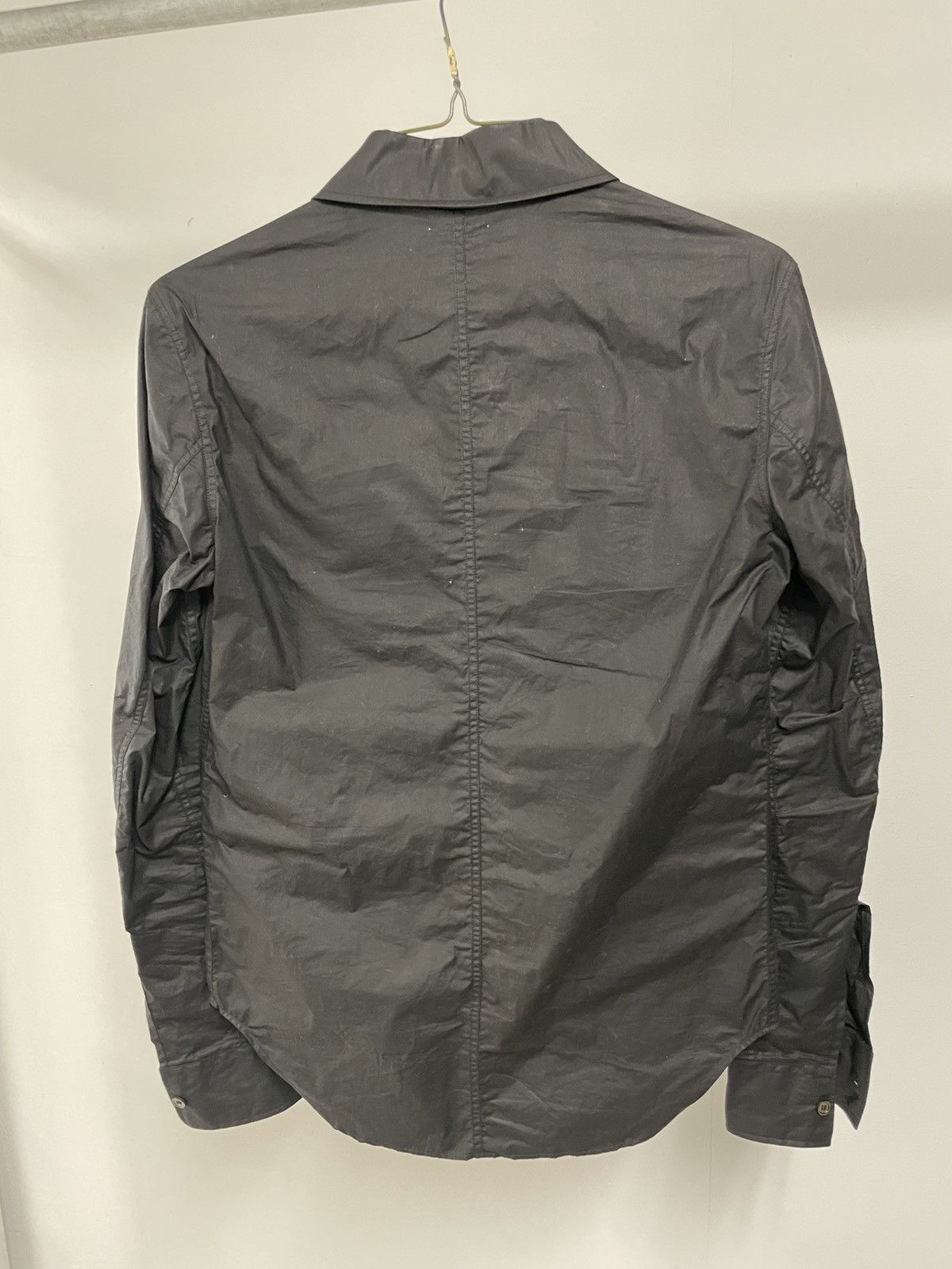 Deepti Waxed Cotton Removable Collar Button Up Size US M / EU 48-50 / 2 - 2 Thumbnail