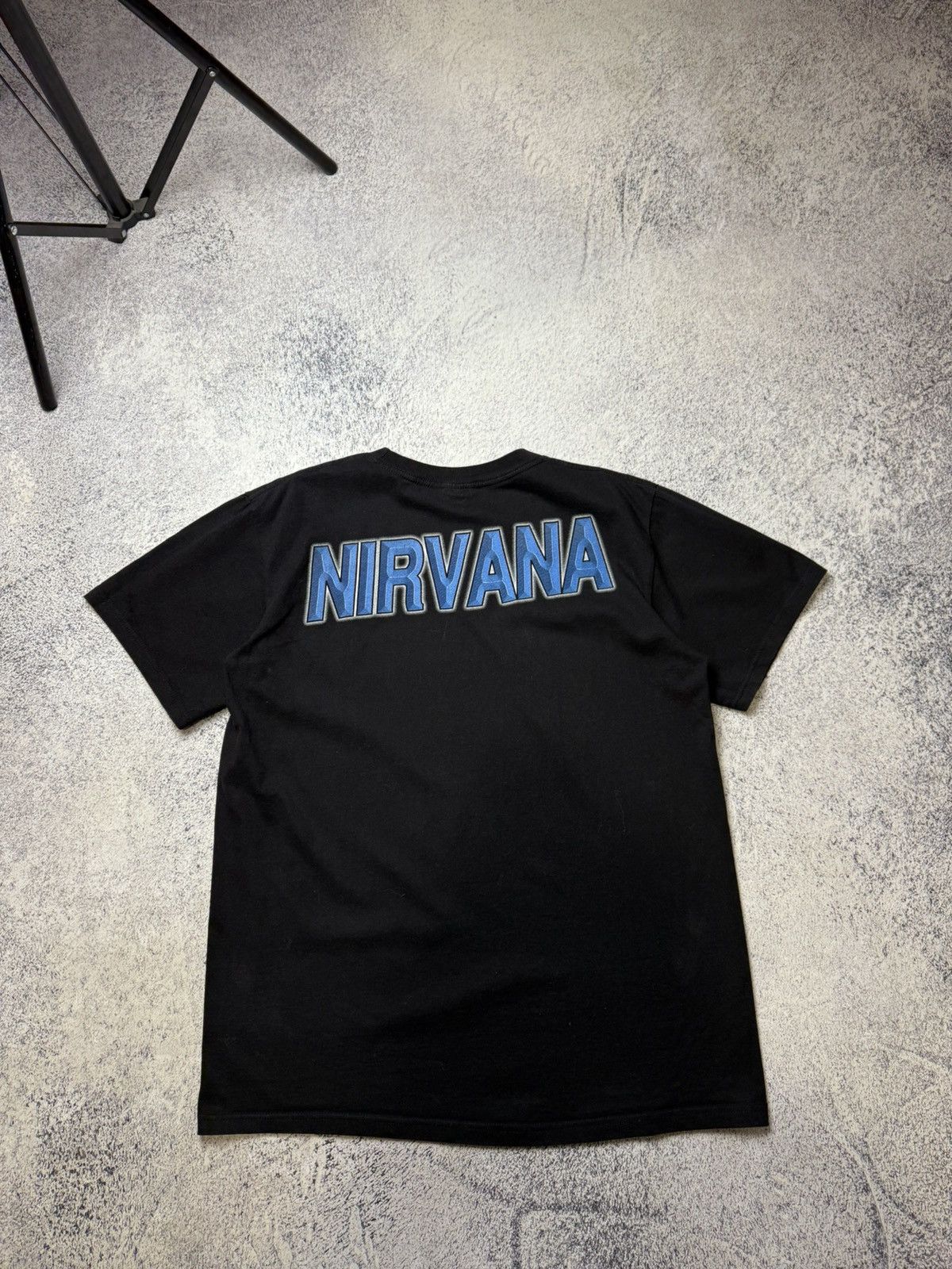Nirvana Vintage Nirvana Kurt Cobain Black T Shirts Size US L / EU 52-54 / 3 - 17 Thumbnail