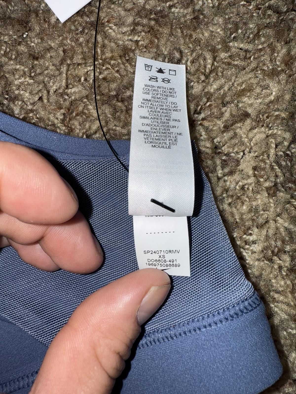 Nike Nike Zenvy Strappy Women's Light- Support Padded Sports Bra Size ONE SIZE - 6 Thumbnail