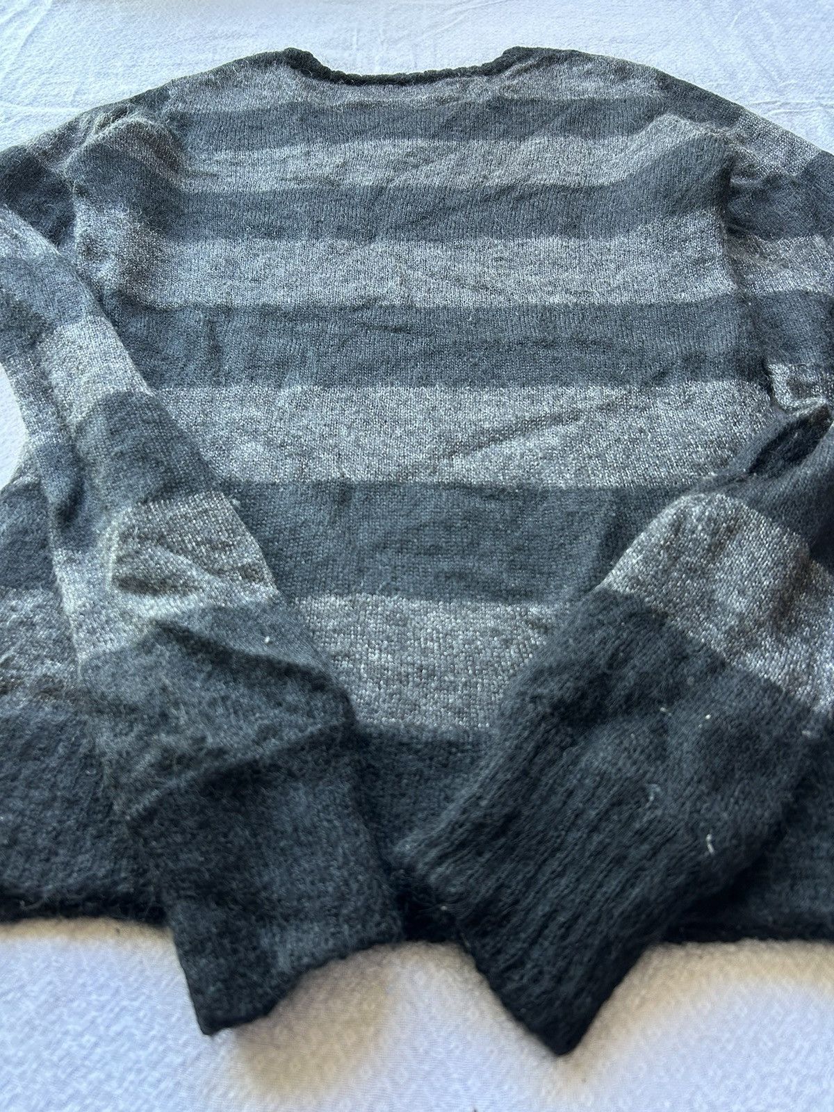 United Arrows × monkey time Monkey Time United Arrows Knitted Stripe Long Sleeve Size US L / EU 52-54 / 3 - 6 Thumbnail