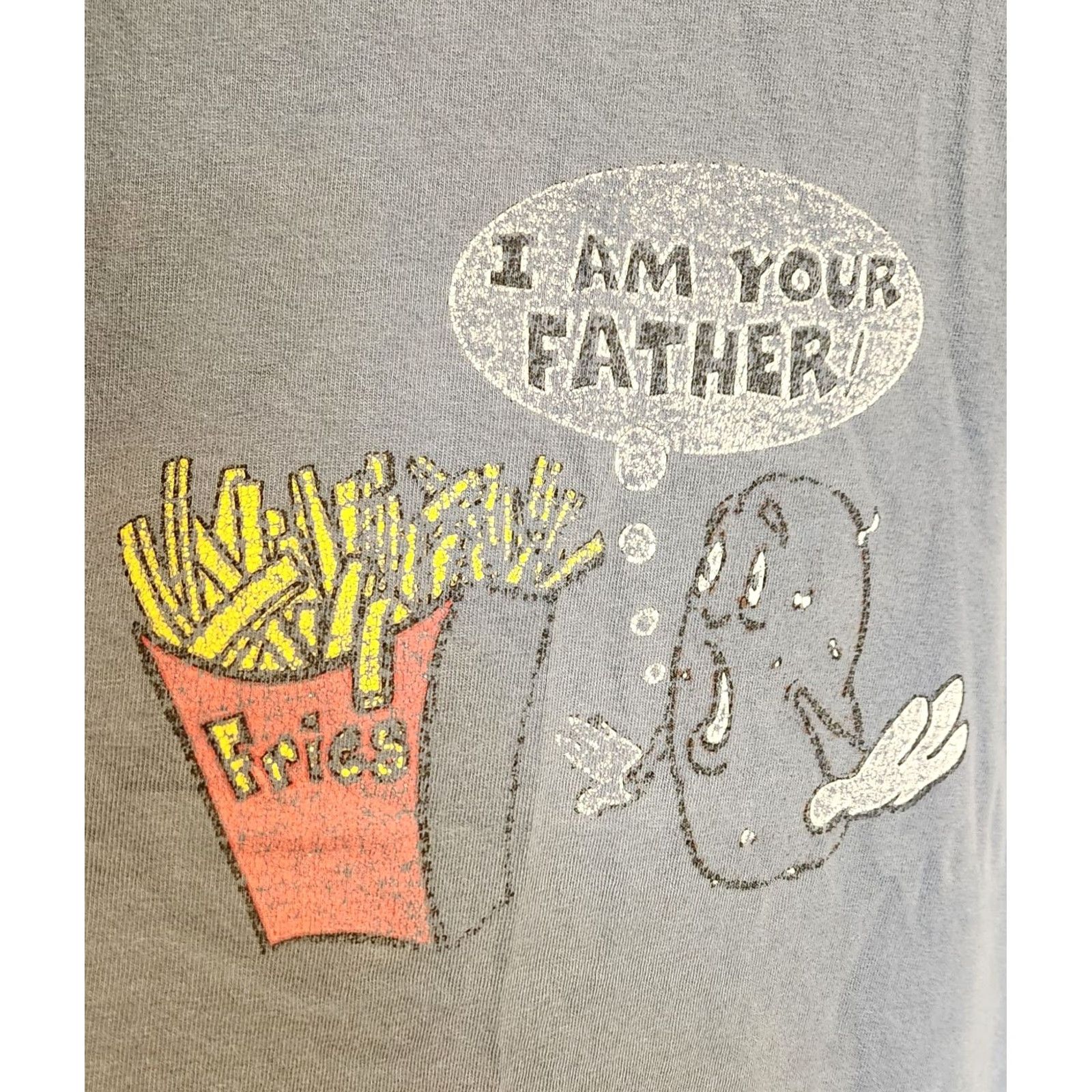 Gildan VINTAGE Gildan T-Shirt 5XL Potato Fries I Am Your Father Retro Animated Size US XXL / EU 58 / 5 - 2 Thumbnail