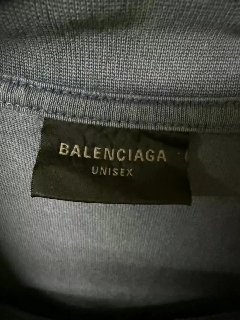 Balenciaga Balenciaga Patch logo haze blue short sleeves Size US S / EU 44-46 / 1 - 3 Thumbnail
