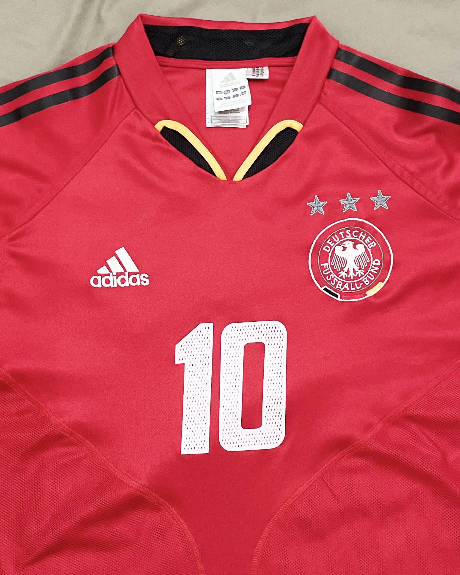 Adidas Germany Third Kit 2004 Name set Kuranyi (10) Size US L / EU 52-54 / 3 - 3 Thumbnail