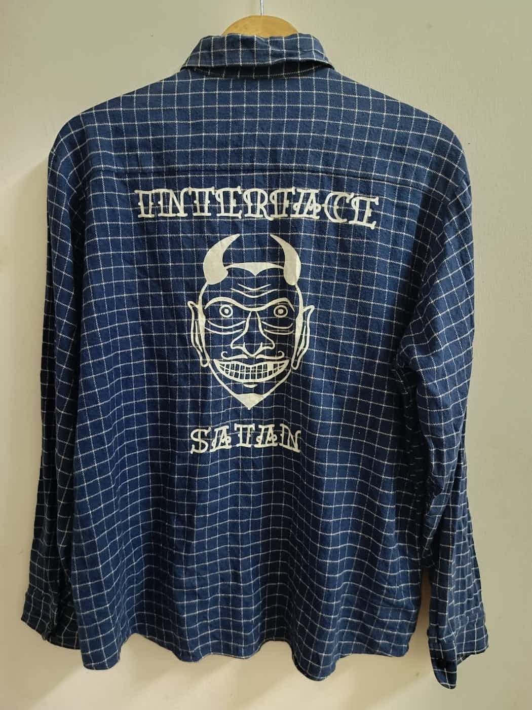 Vintage 🔥🔥 Flannel Interface Satan Union Made Size US L / EU 52-54 / 3 - 1 Thumbnail