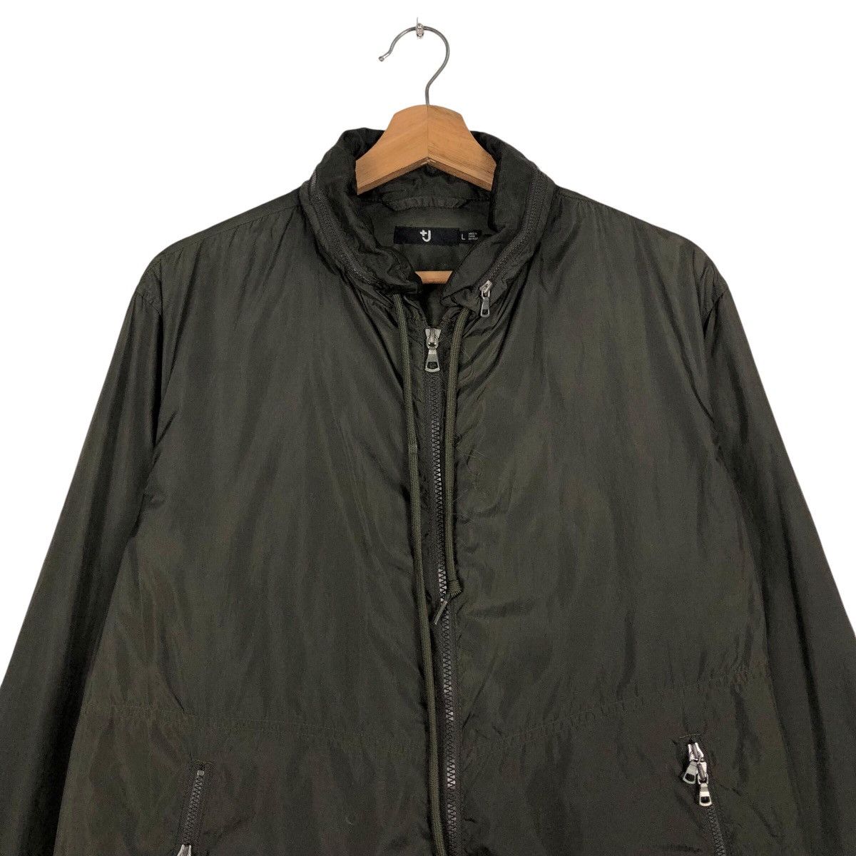 Jil Sander 📌Military Design Biker Zipper Jacket J+ Jil Sander Size US L / EU 52-54 / 3 - 4 Thumbnail