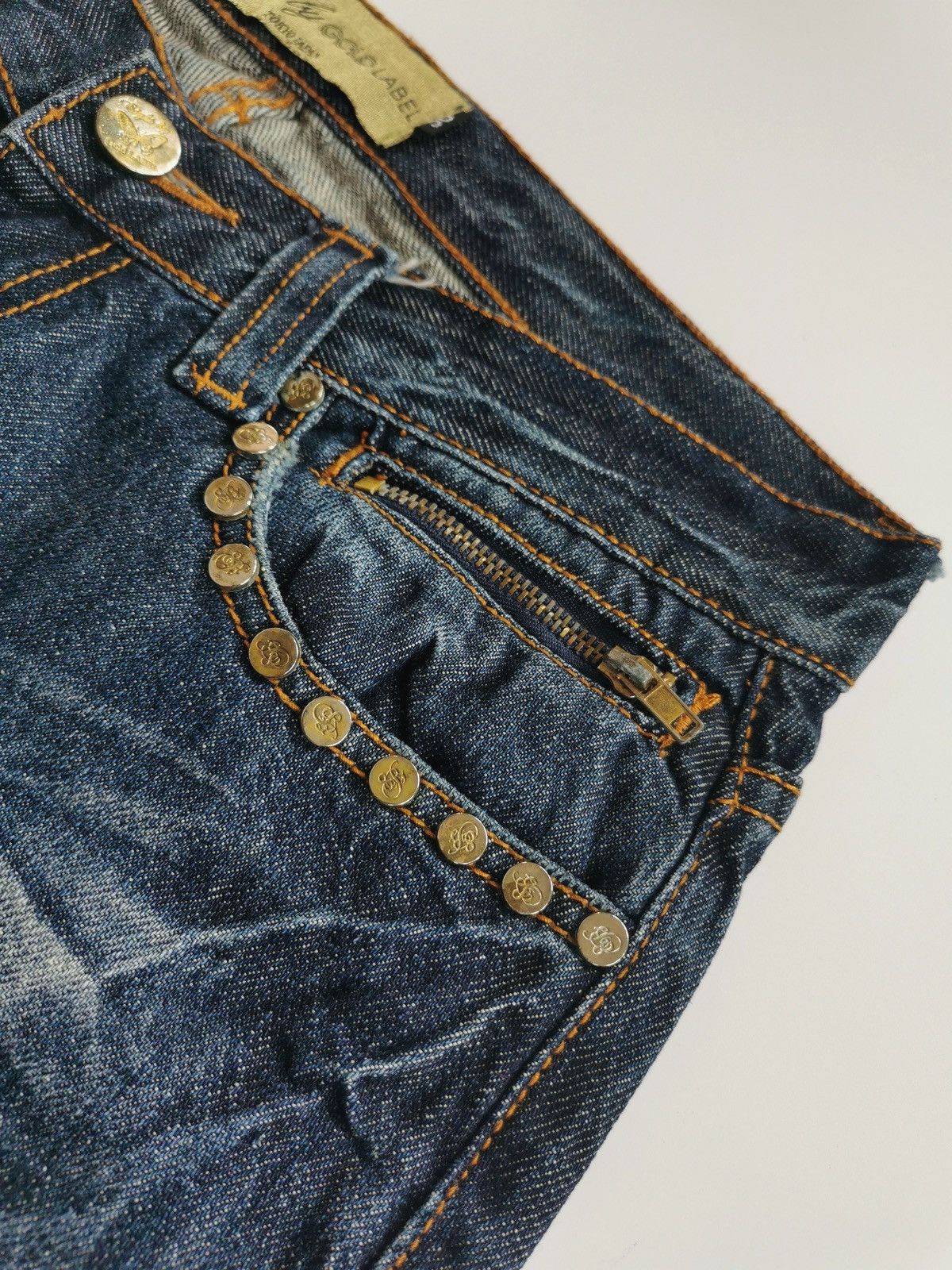 Japanese Brand Bootcut Butterfly Eight by Gold Label Jeans Kapital insp Size US 30 / EU 46 - 5 Thumbnail