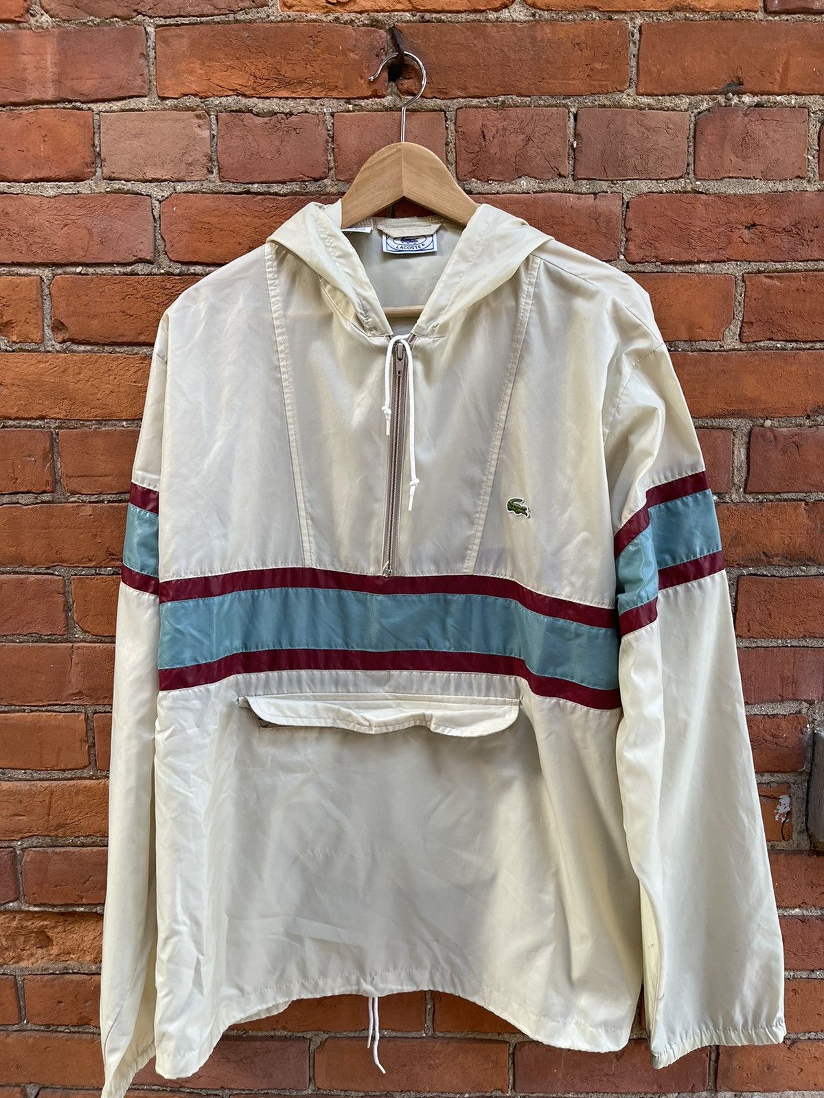 Vintage Vintage 90s Izod Lacoste Nylon Windbreaker Anorak Jacket | Grailed