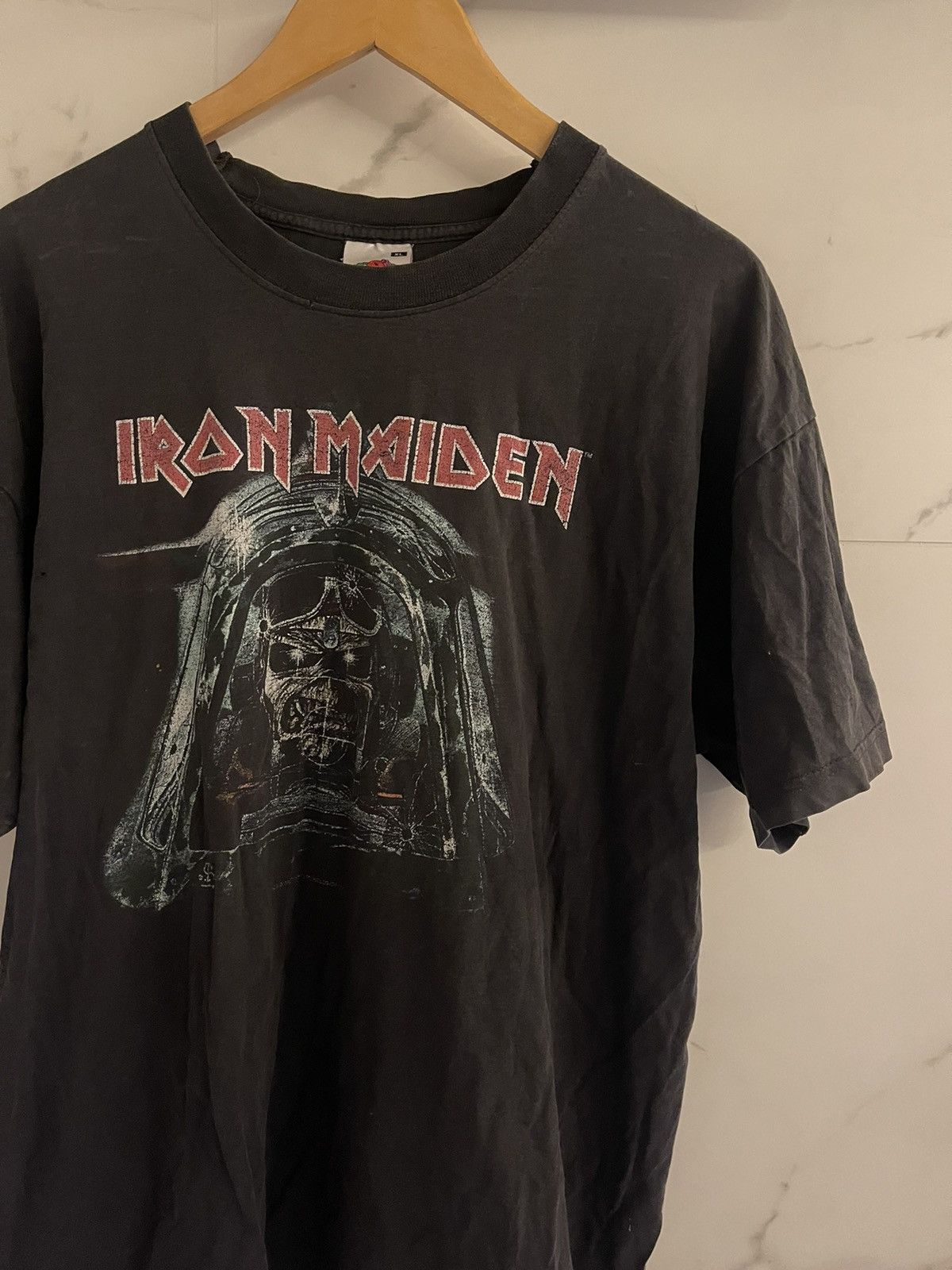 Band Tees × Iron Maiden × Vintage 2003 Iron Maiden Vintage World Tour t-shirt Size US XL / EU 56 / 4 - 2 Thumbnail