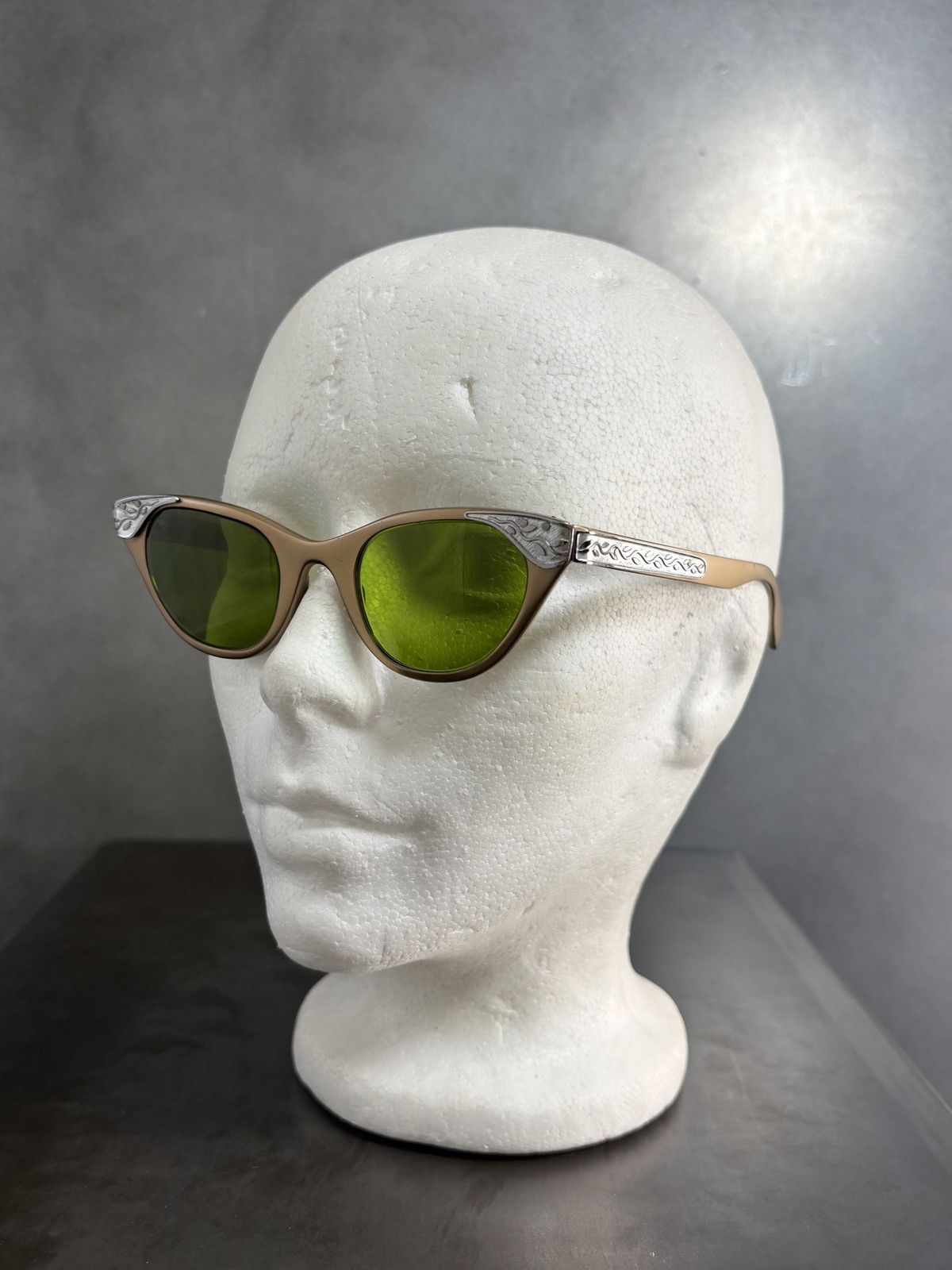 American Optical × Other × Vintage 1960s Tura Sunglasses 1950s Vintage Bronze Metal Turanette Size ONE SIZE - 3 Thumbnail