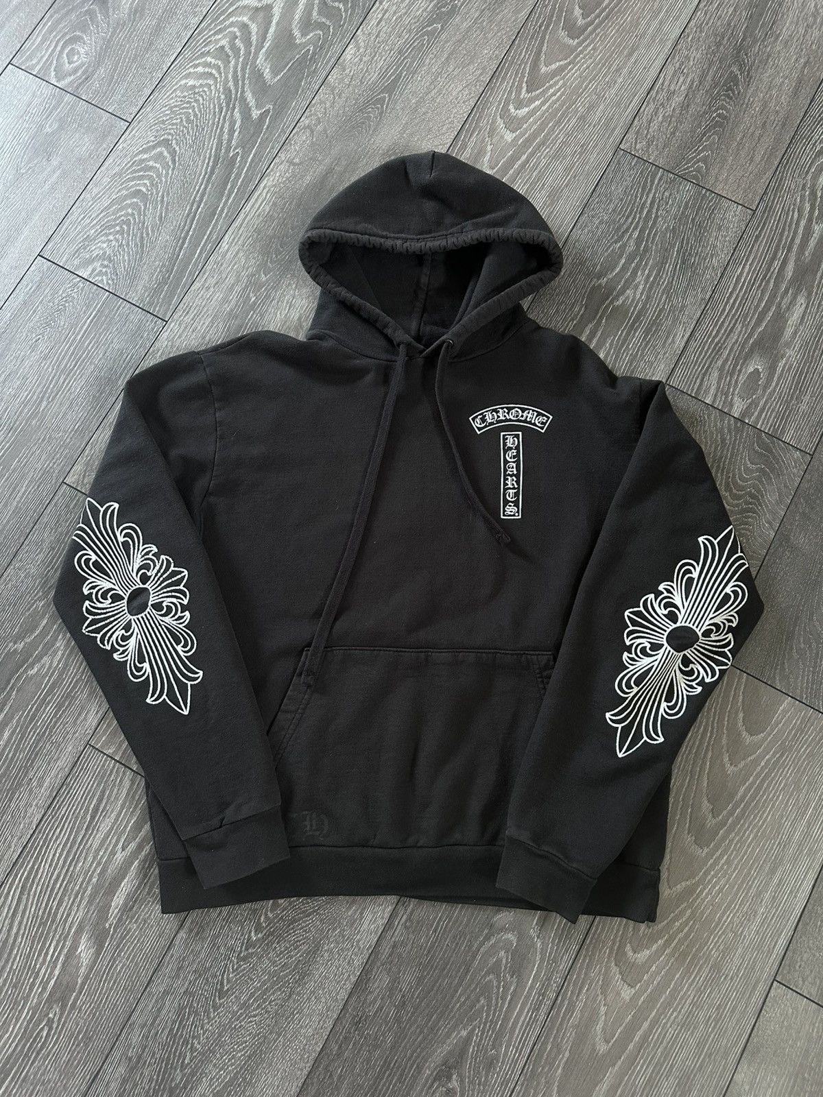Chrome Hearts T Logo Hoodie | Grailed