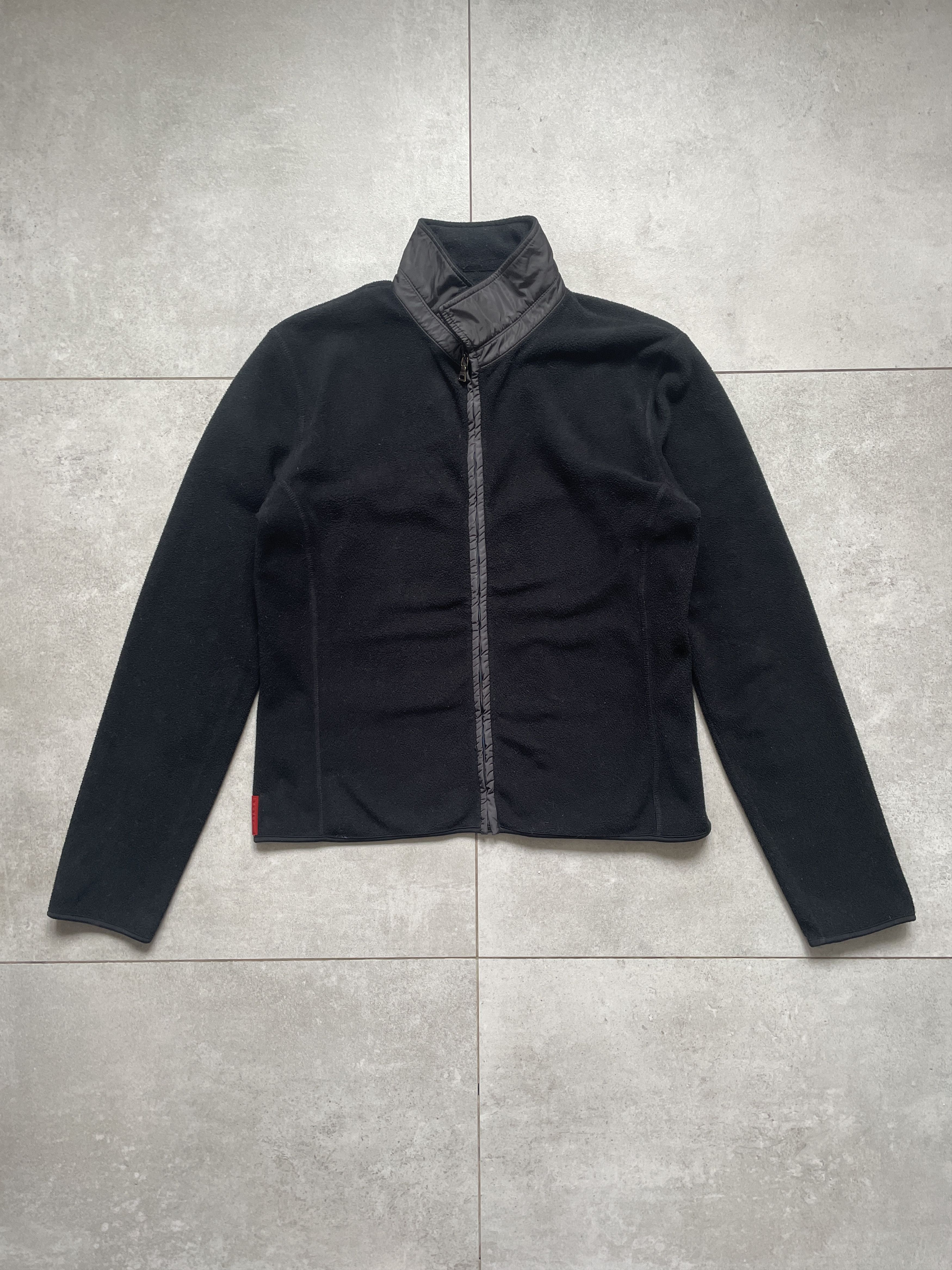 Prada Y2K PRADA RED TAB FLEECE NYLON JACKET Size US S / EU 44-46 / 1 - 2 Thumbnail