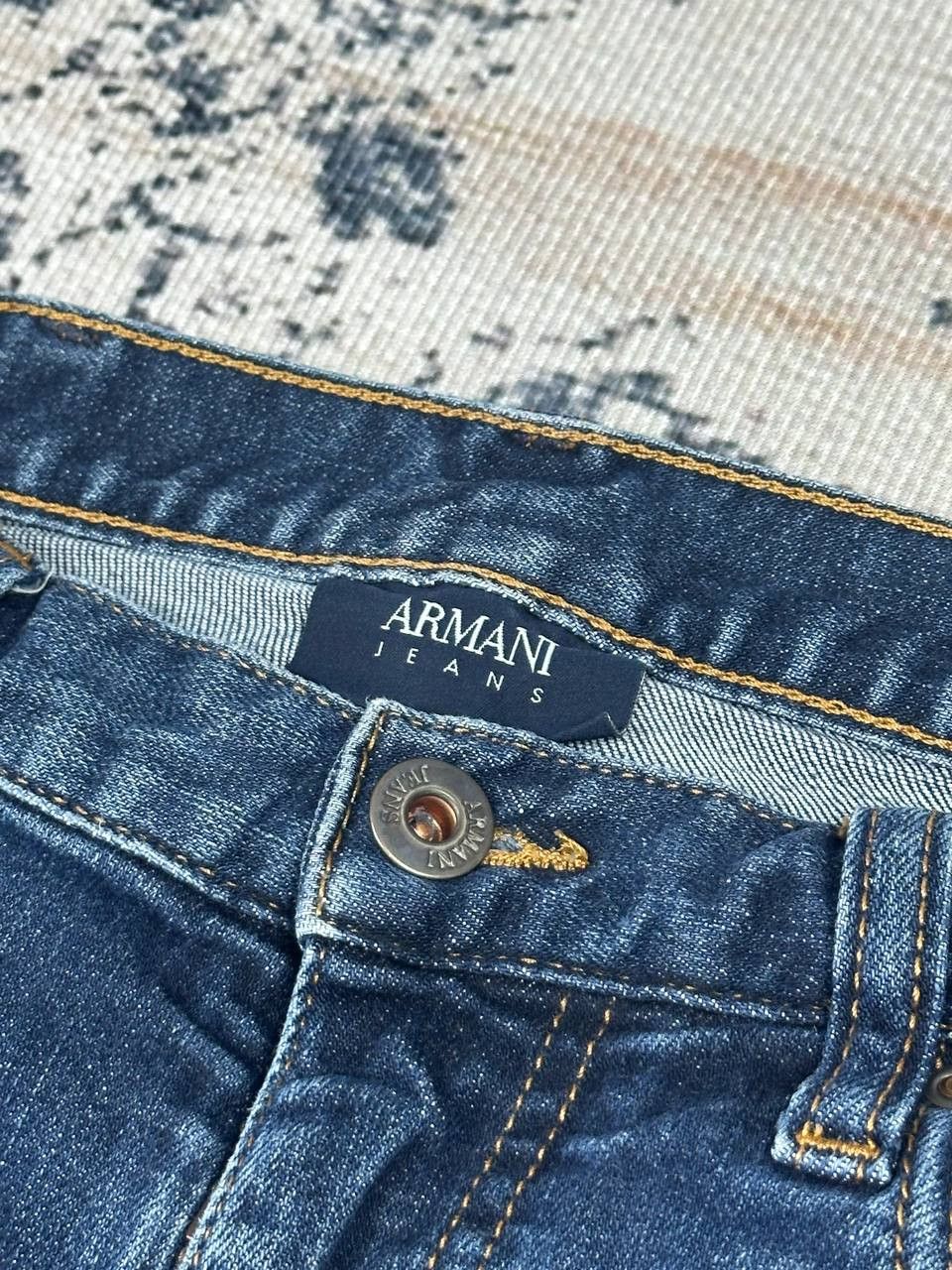 Armani Vintage Armani Jeans Blue Slim Grunge Pants Size US 32 / EU 48 - 7 Thumbnail