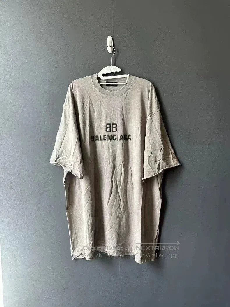 Balenciaga Balenciaga Mosaic Distressed Short Sleeve. Size US M / EU 48-50 / 2 - 1 Thumbnail