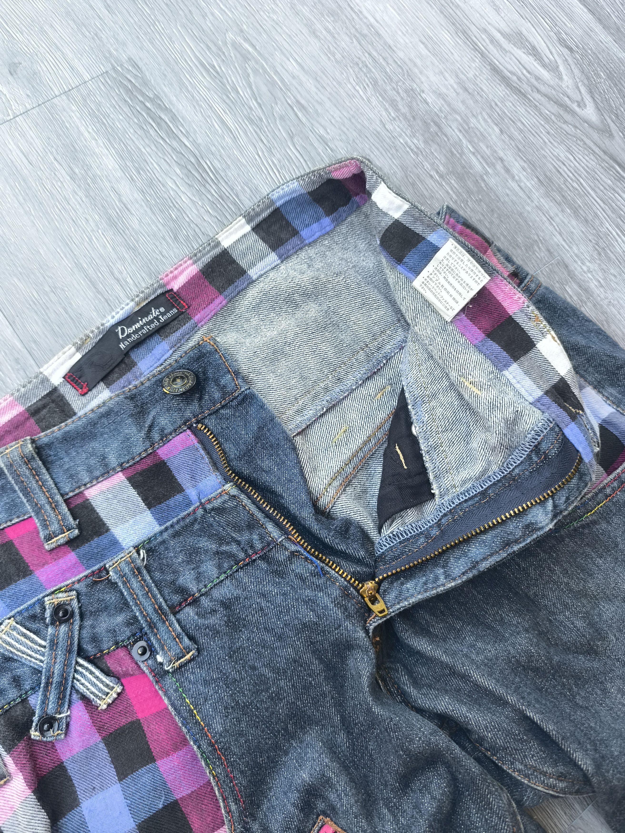 If Six Was Nine × Japanese Brand × Le Grande Bleu (L.G.B.) DOMINATE HANDCRAFTED JEANS RARE DESIGN Size US 31 - 5 Thumbnail