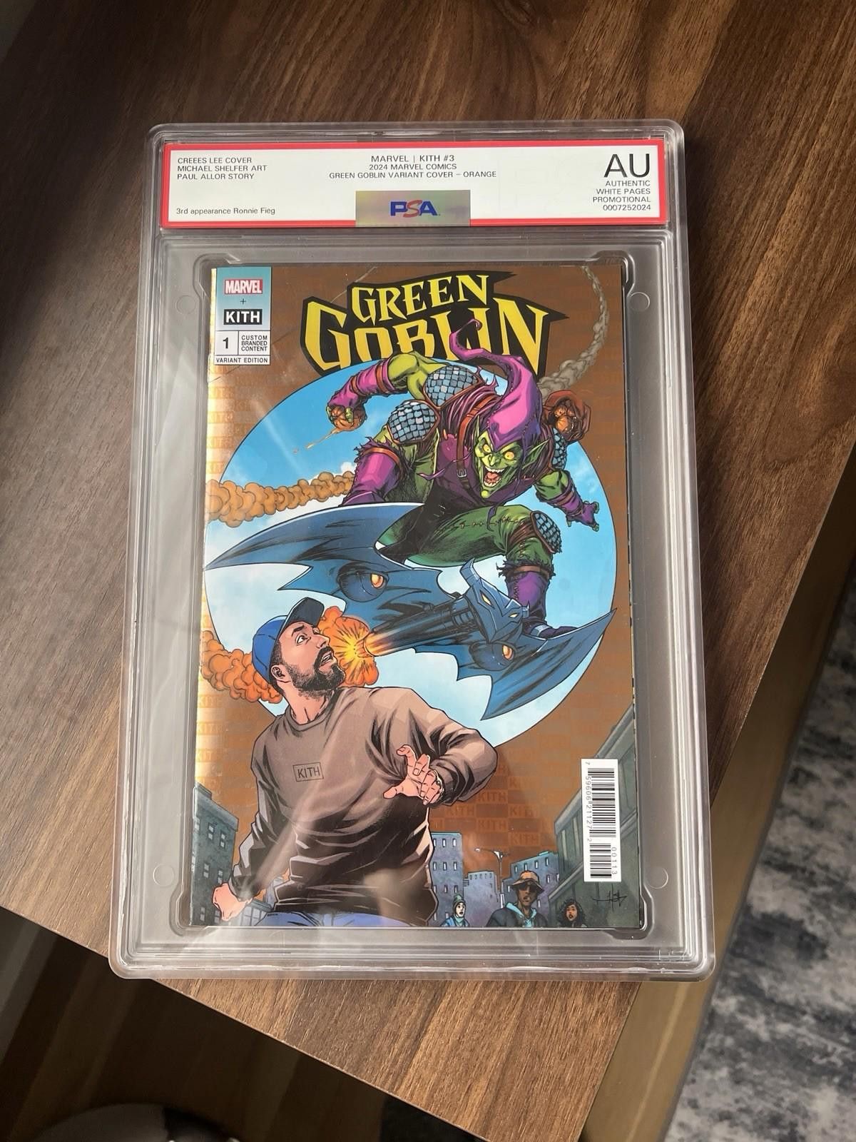 Kith × Marvel Comics Kith x Marvel Comic PSA AU Graded Orange Edition RARE 1.1% Size ONE SIZE - 3 Thumbnail
