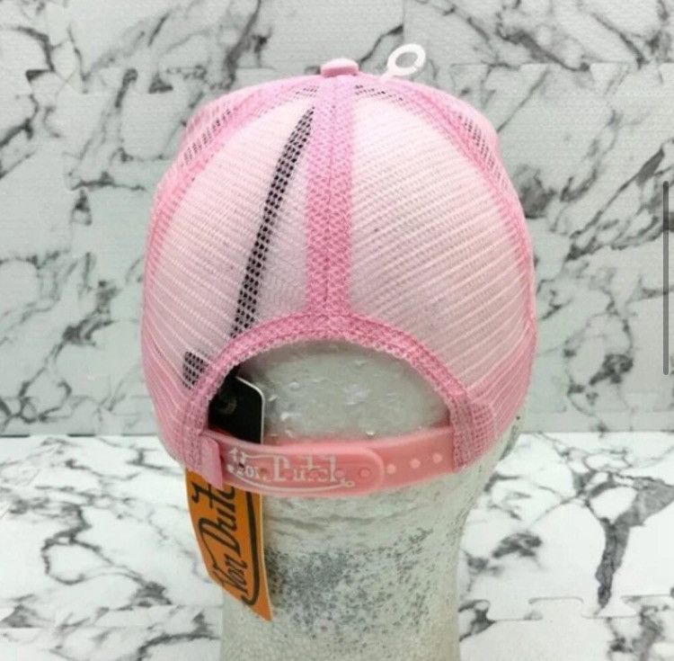 Von Dutch Von Dutch Pink All-Over Trucker Hat Size ONE SIZE - 4 Thumbnail