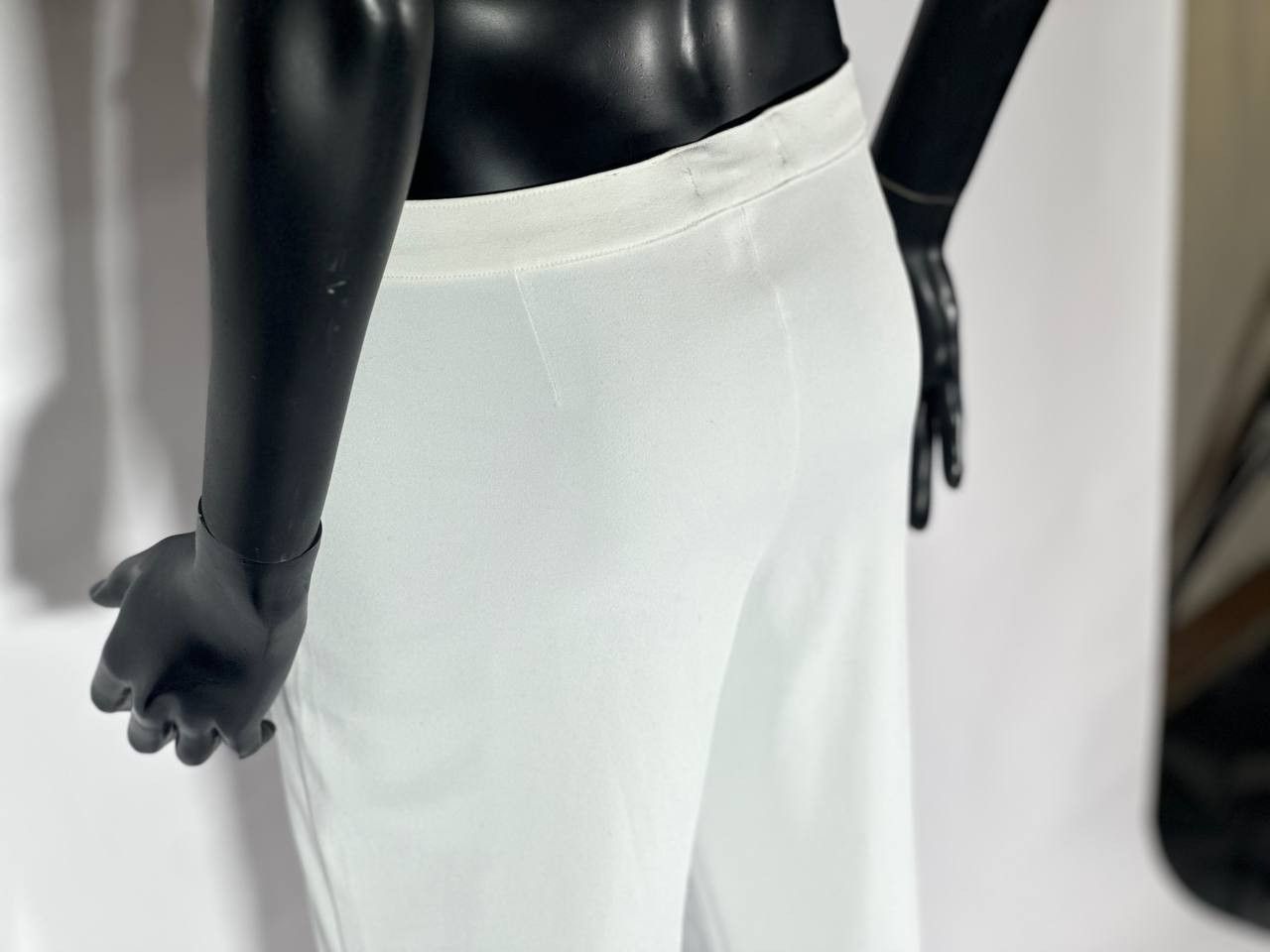 Versace Pants for women, white, brand Versace, size 44 Size 30" / US 8 / IT 44 - 6 Thumbnail