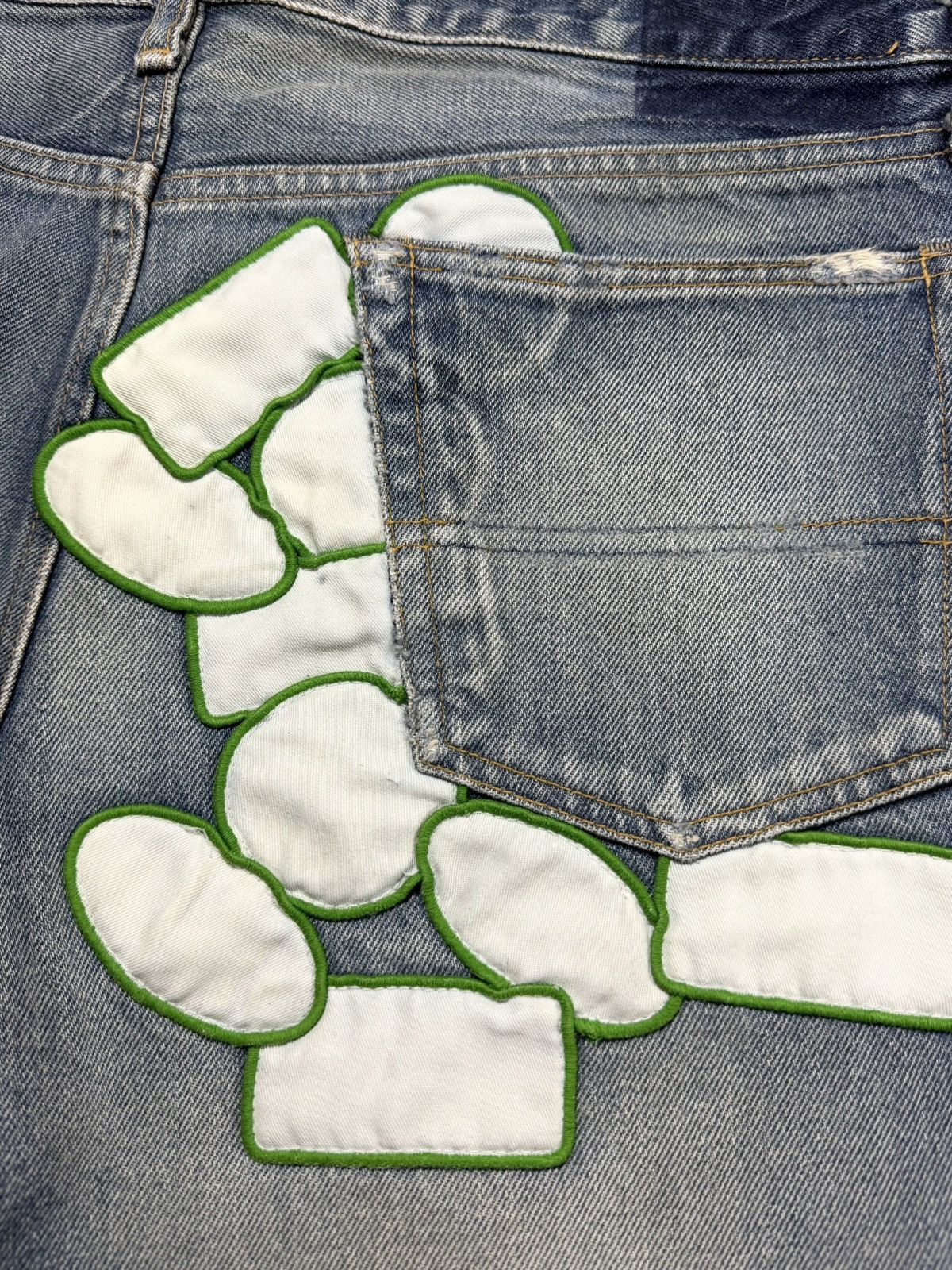 Jun Takahashi SS05 Undercover "But Beautiful II" 58 Patchwork Denim Size US 34 / EU 50 - 4 Thumbnail