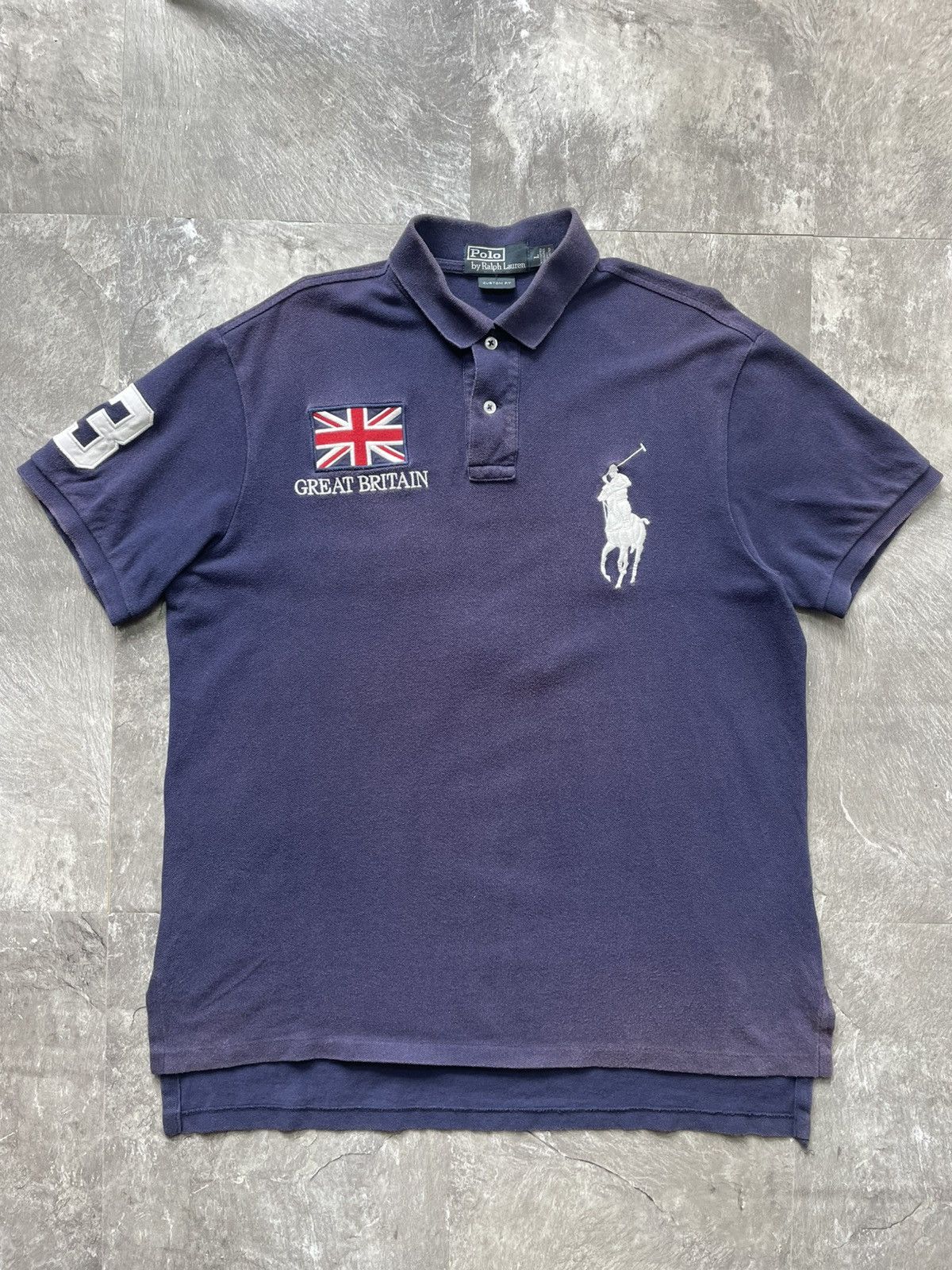 Polo Ralph Lauren Vintage Polo Ralph Lauren Great Britain Big logo Chief Keef Size US L / EU 52-54 / 3 - 2 Thumbnail