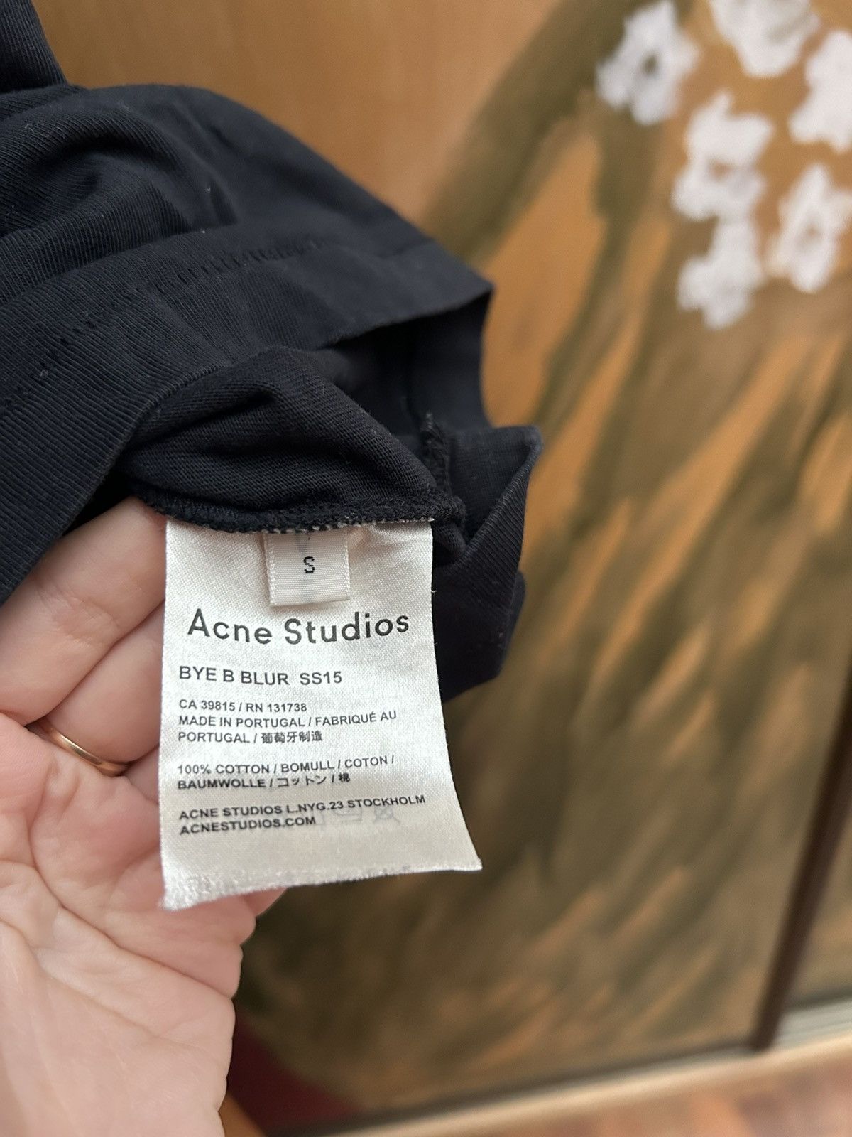 Acne Studios Acne Studios SS15 BYE B BLUR Graphic Print Tank Top Size S Size US S / EU 44-46 / 1 - 6 Thumbnail