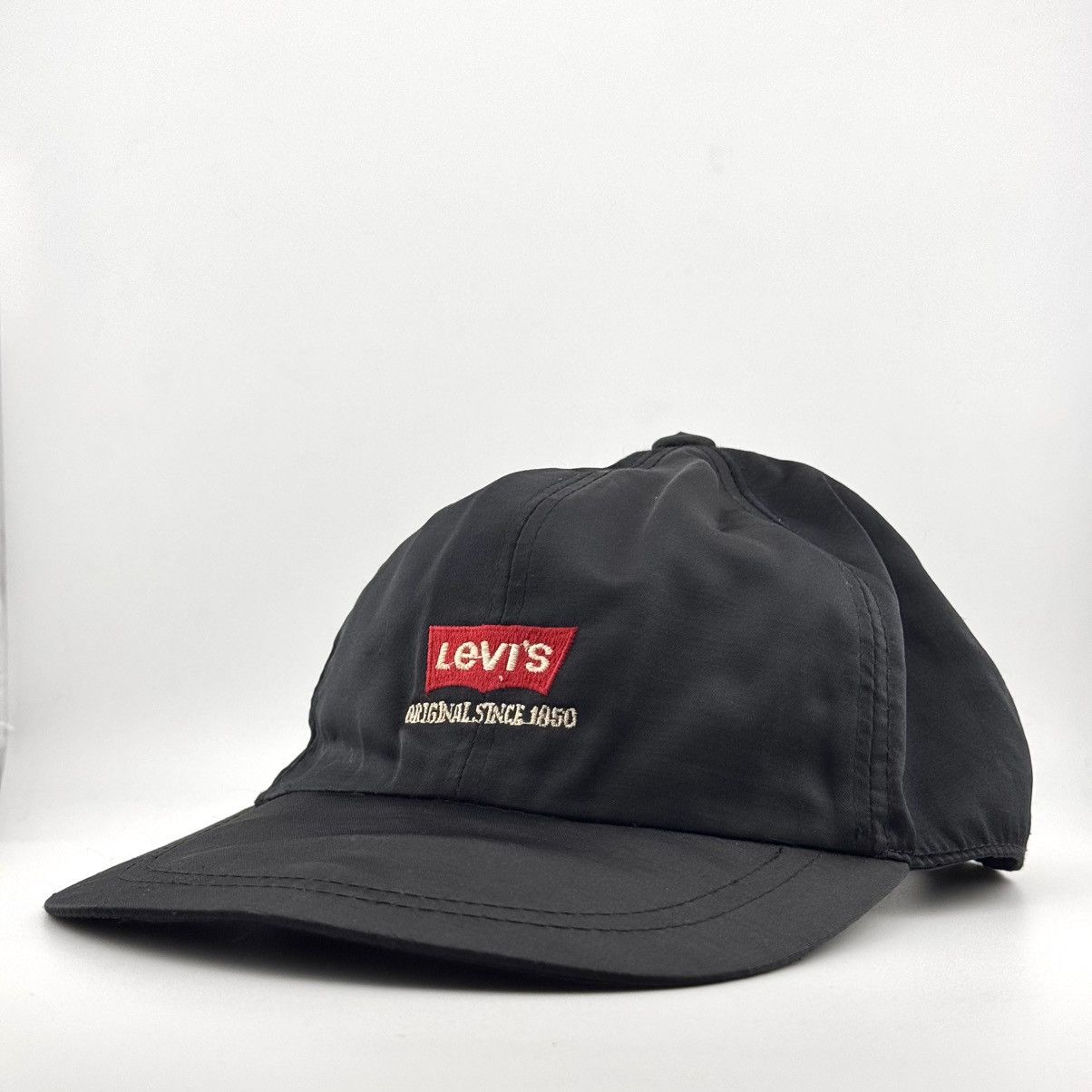 Levi's Levi’s Red Tab Embroidered Logo Cap Unstructure Nylon Hat Size ONE SIZE - 3 Thumbnail