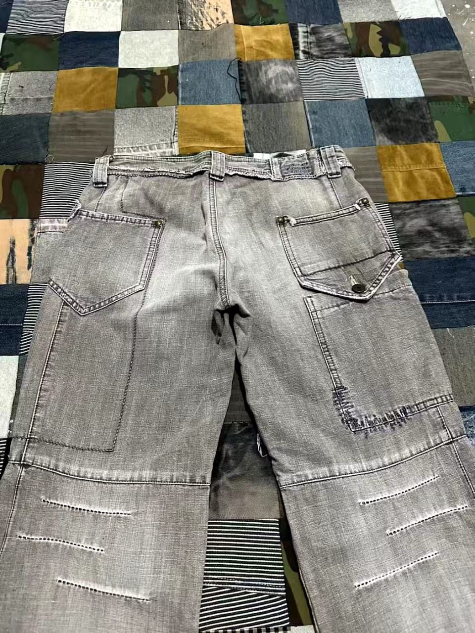 Marithe + Francois Girbaud Rare!!! Marithe Francois Girbaud Distressed Cropped Pants Size 28" / US 6 / IT 42 - 14 Thumbnail