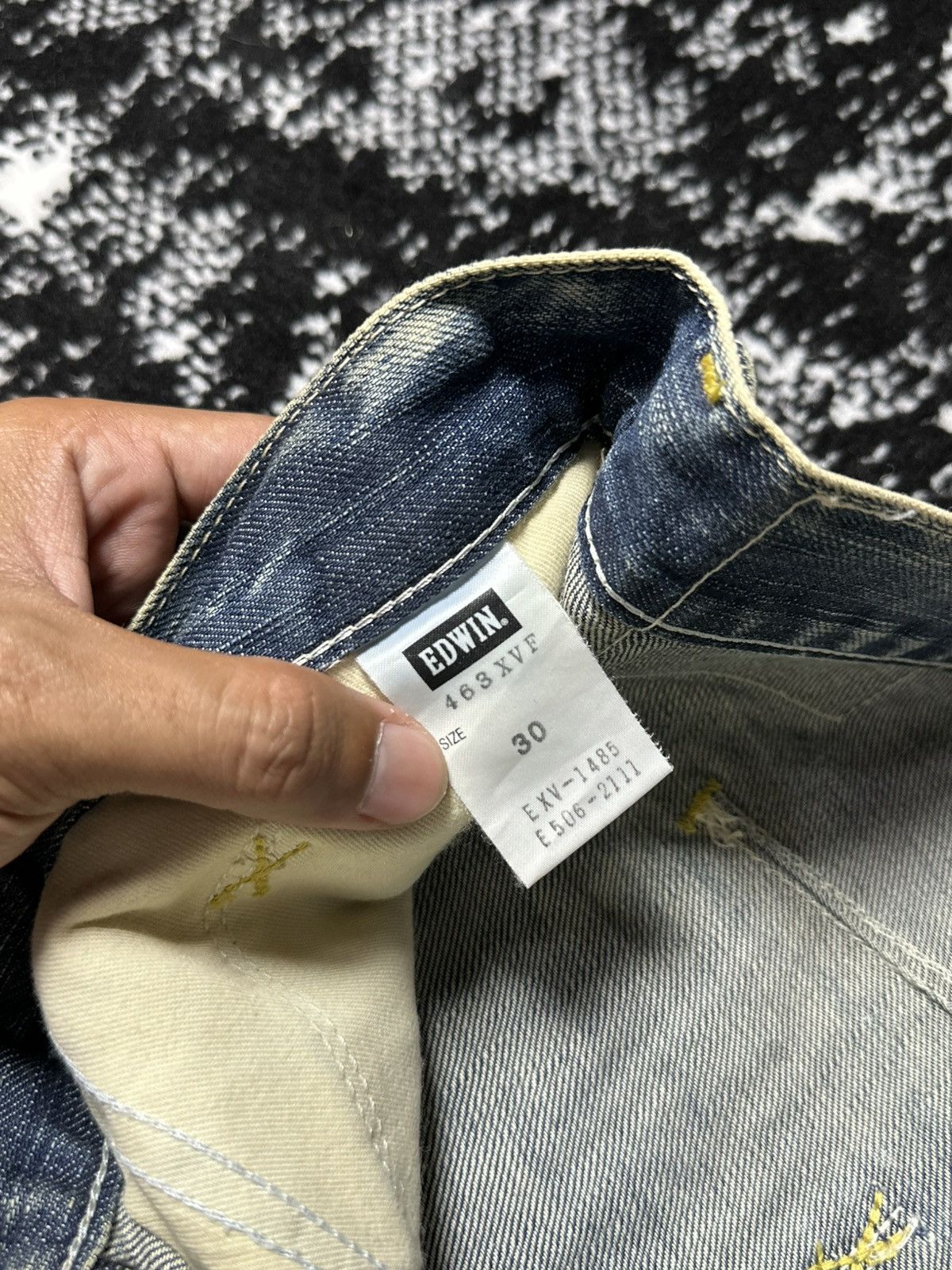 Kapital Edwin XV Function Baggy Mud Wash Denim Size US 30 / EU 46 - 9 Thumbnail