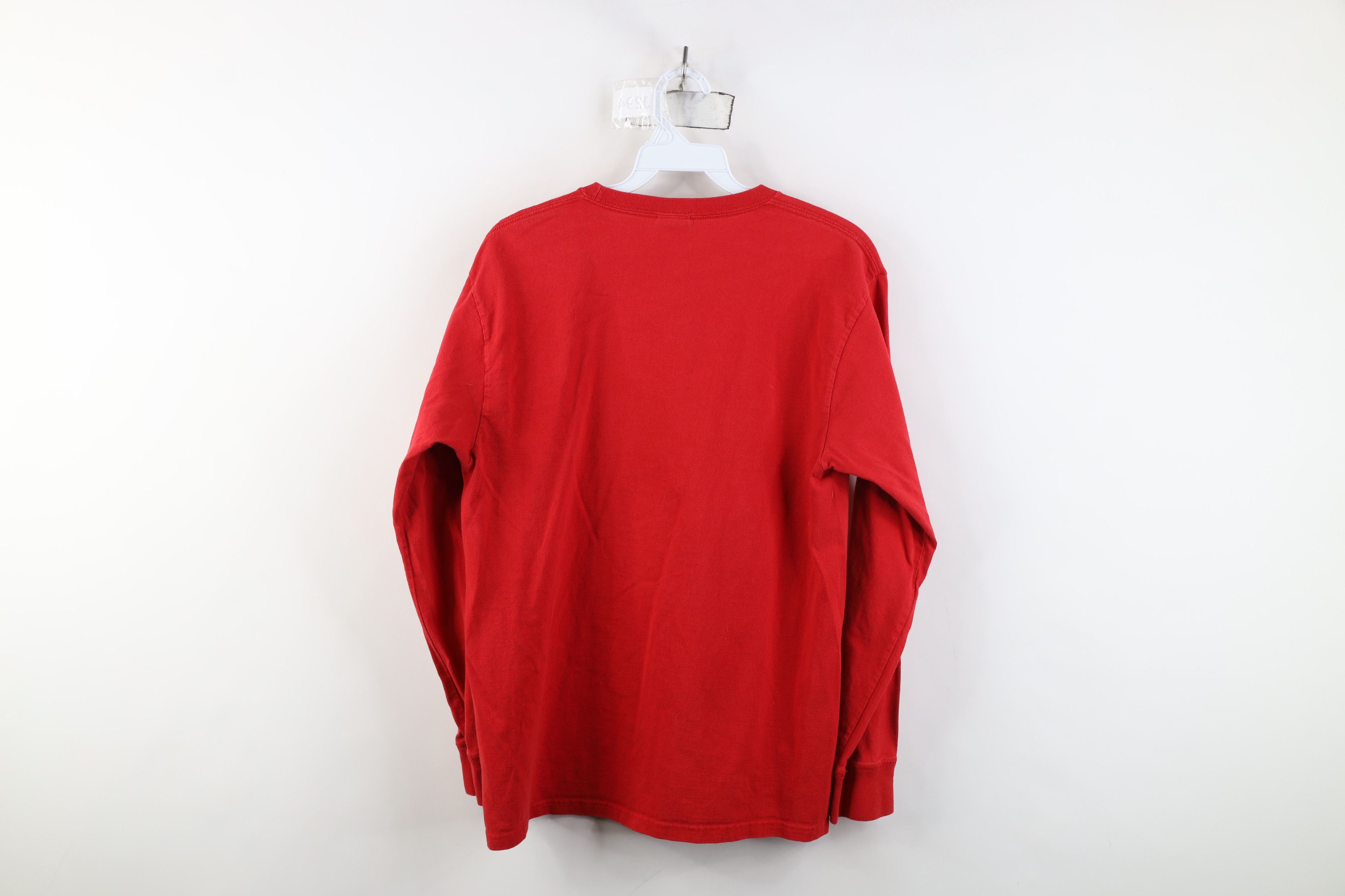 Ralph Lauren Vintage 90s Ralph Lauren P Long Sleeve T-Shirt Red Cotton Size US S / EU 44-46 / 1 - 11 Thumbnail