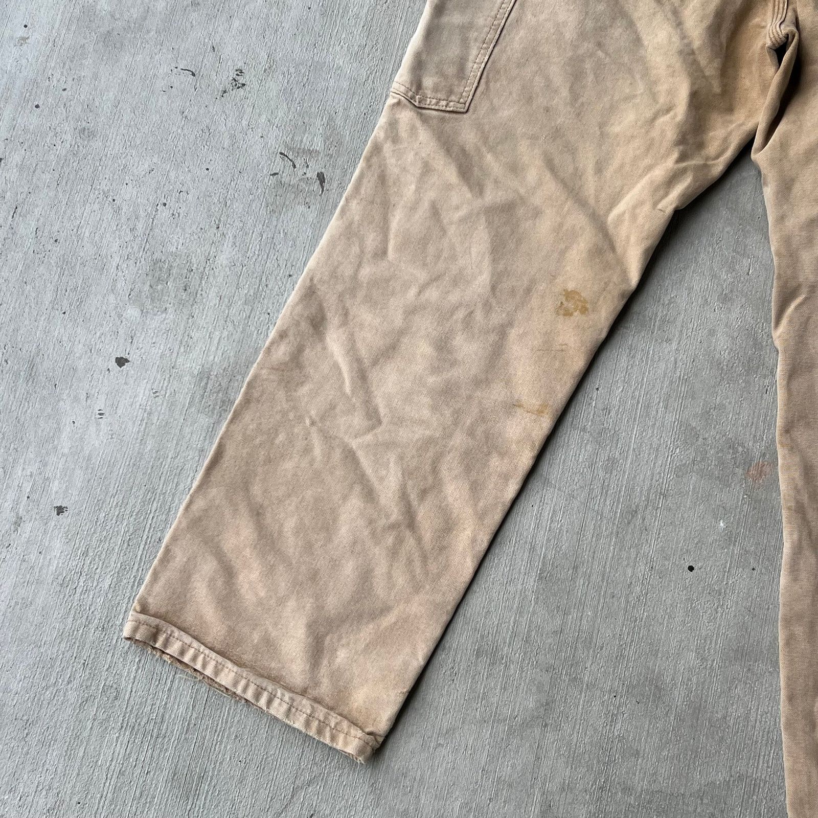 Carhartt × Vintage Carhartt brown double knee work wear carpenter pants Size US 32 / EU 48 - 11 Thumbnail