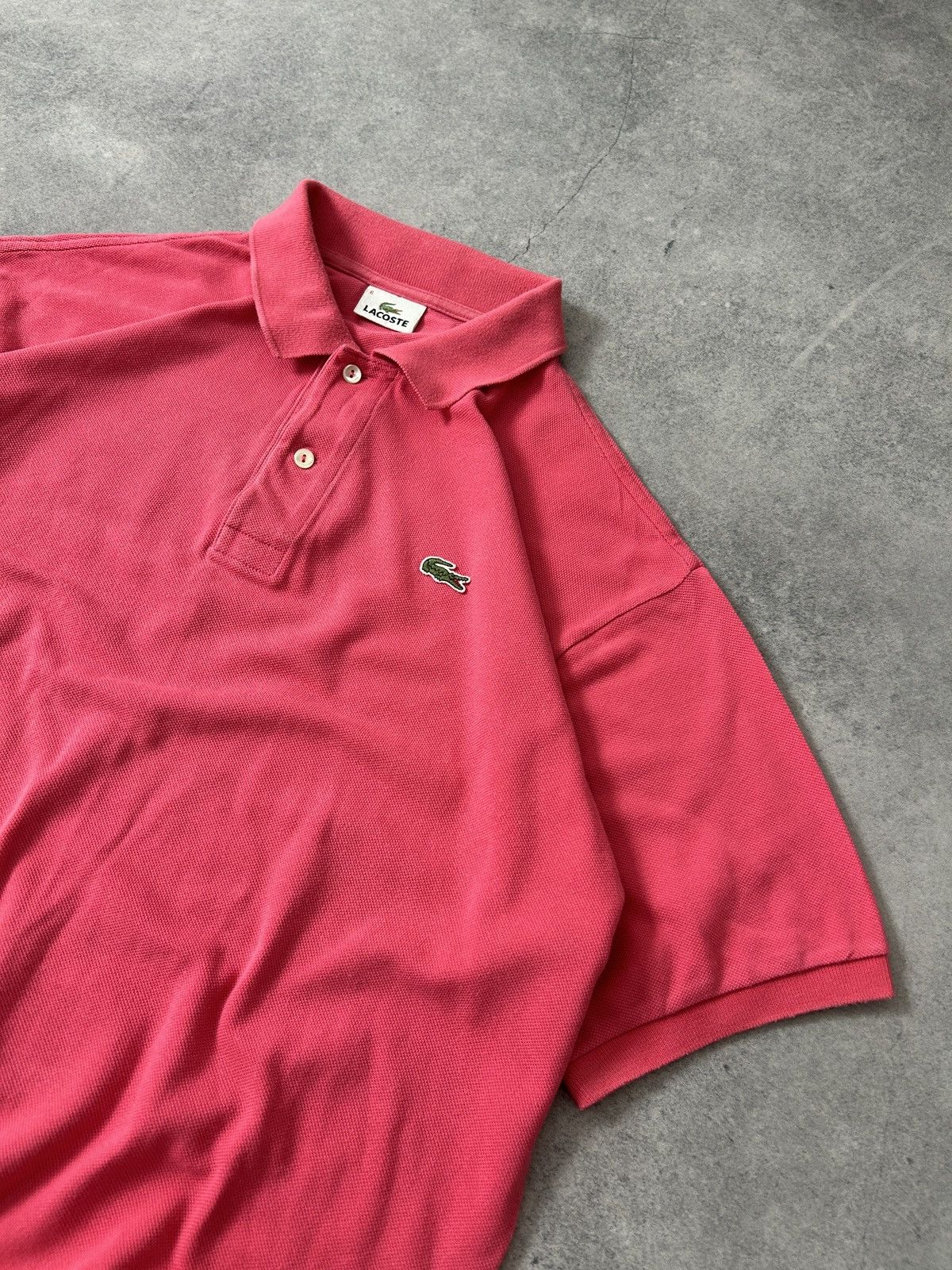 Lacoste × Vintage Vintage Lacoste pink polos shirts mens 🩷 Size US L / EU 52-54 / 3 - 2 Thumbnail