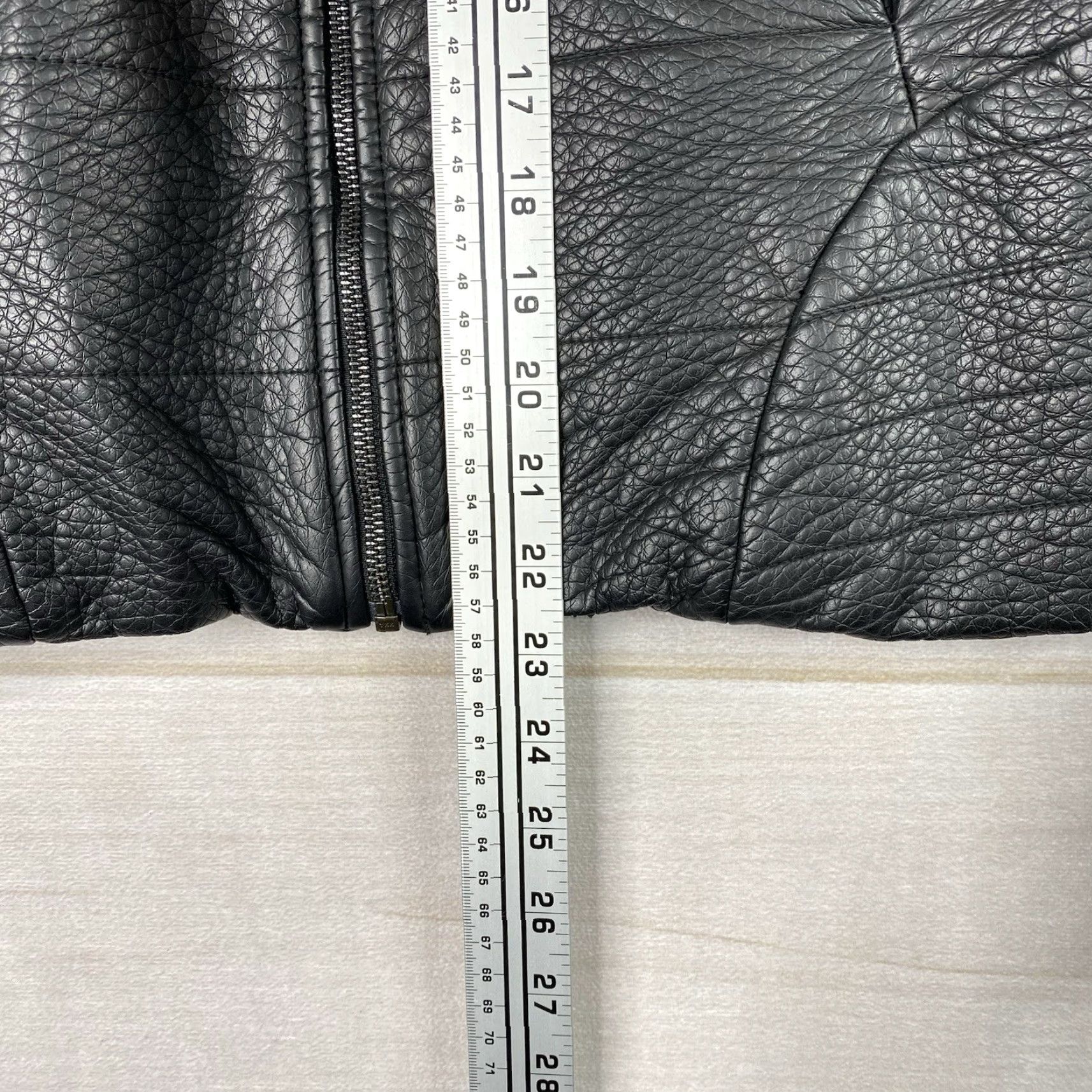 Vintage **Womens Truth Of Touch Black Full Zip Faux Leather Moto Jacket M** User: **Truth Of Touch Women's Black Full Zip Faux Leather Moto Jacket Size M** Size M / US 6-8 / IT 42-44 - 5 Thumbnail