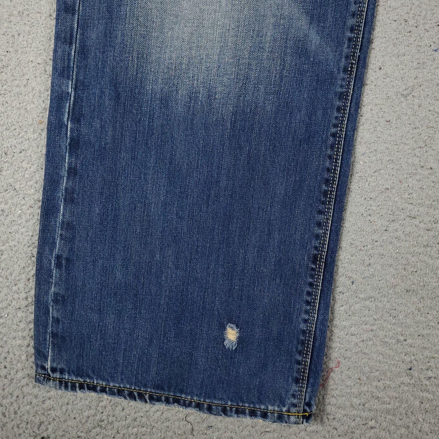 Ed Hardy VINTAGE Ed Hardy Jeans Mens 40x32 Straight Leg Denim Pants Blue Cotton Regular Fit US, Classic, Modern Size US 40 / EU 56 - 5 Thumbnail
