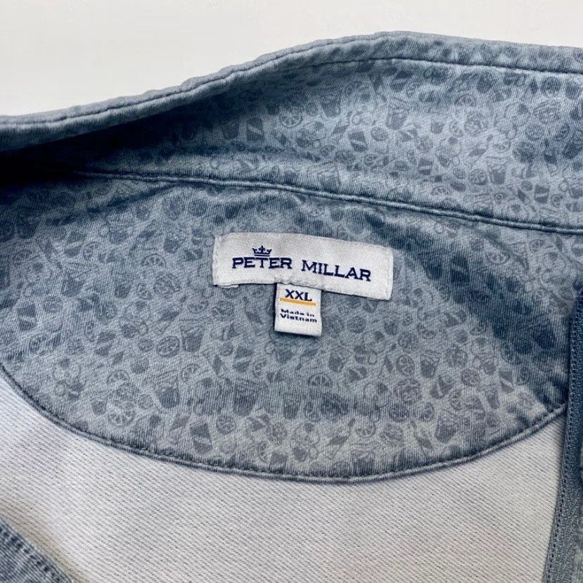 Peter Millar Vintage Peter Millar Dazed And Transfused Perth Performance 1/4 Zip Mens 2XL Cocktails Size US XXL / EU 58 / 5 - 7 Thumbnail