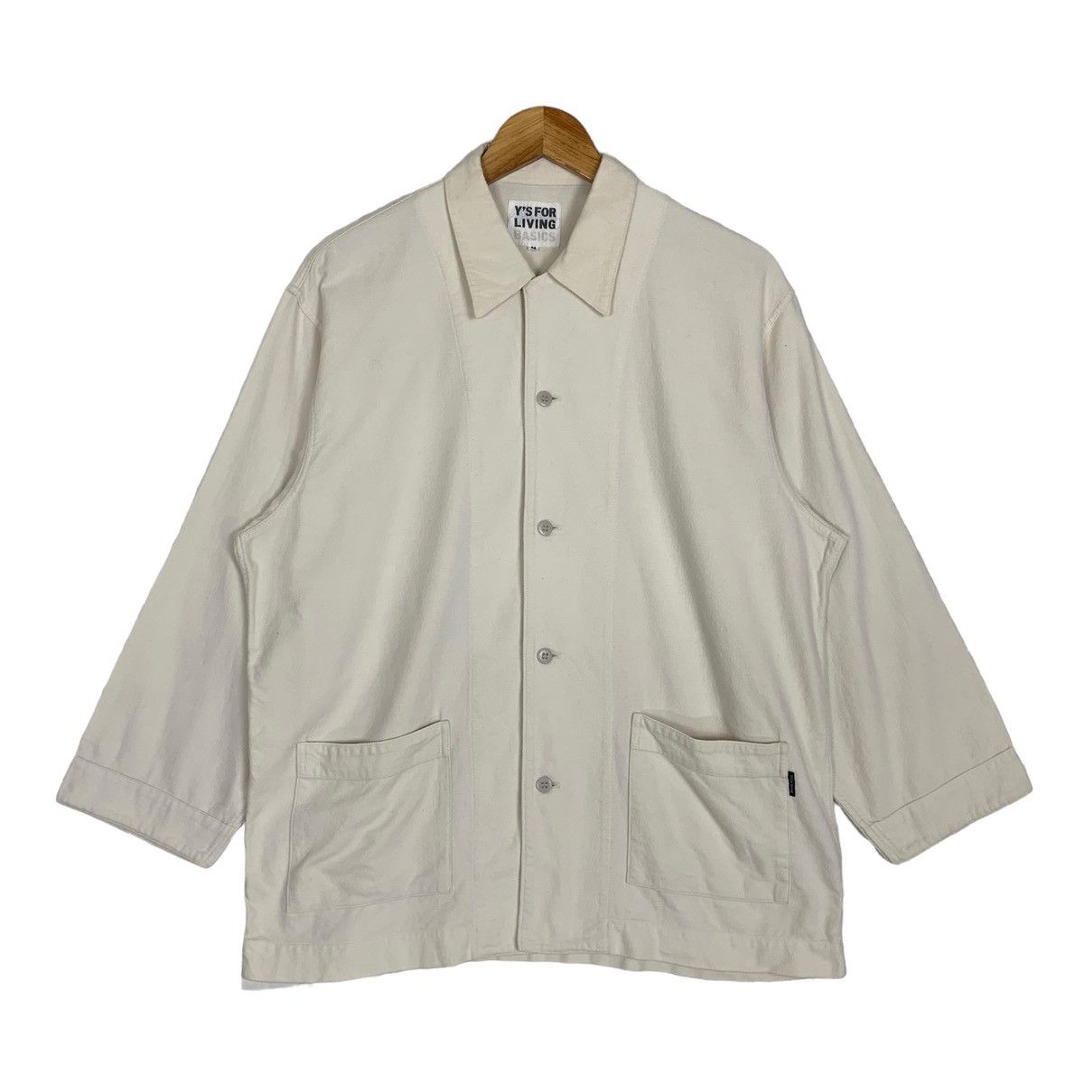 Yohji Yamamoto Y’s For Living Basic Yohji Yamamoto Designer Button jacket Size US M / EU 48-50 / 2 - 1 Thumbnail