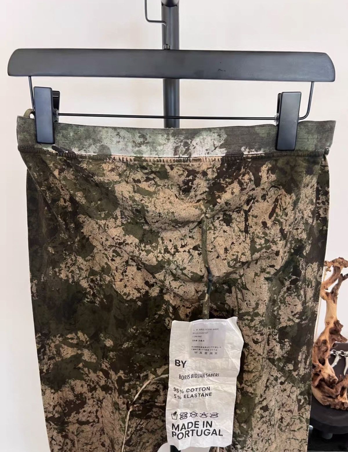 11 By Boris Bidjan Saberi 11ByBBS Splatter-Wash Camouflage Pants Size US 33 - 4 Thumbnail
