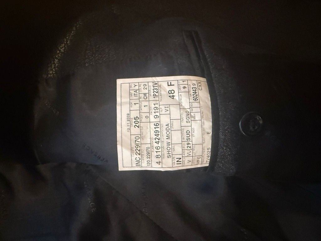 Versace Dark grey fashion blazer Size 48R - 7 Thumbnail