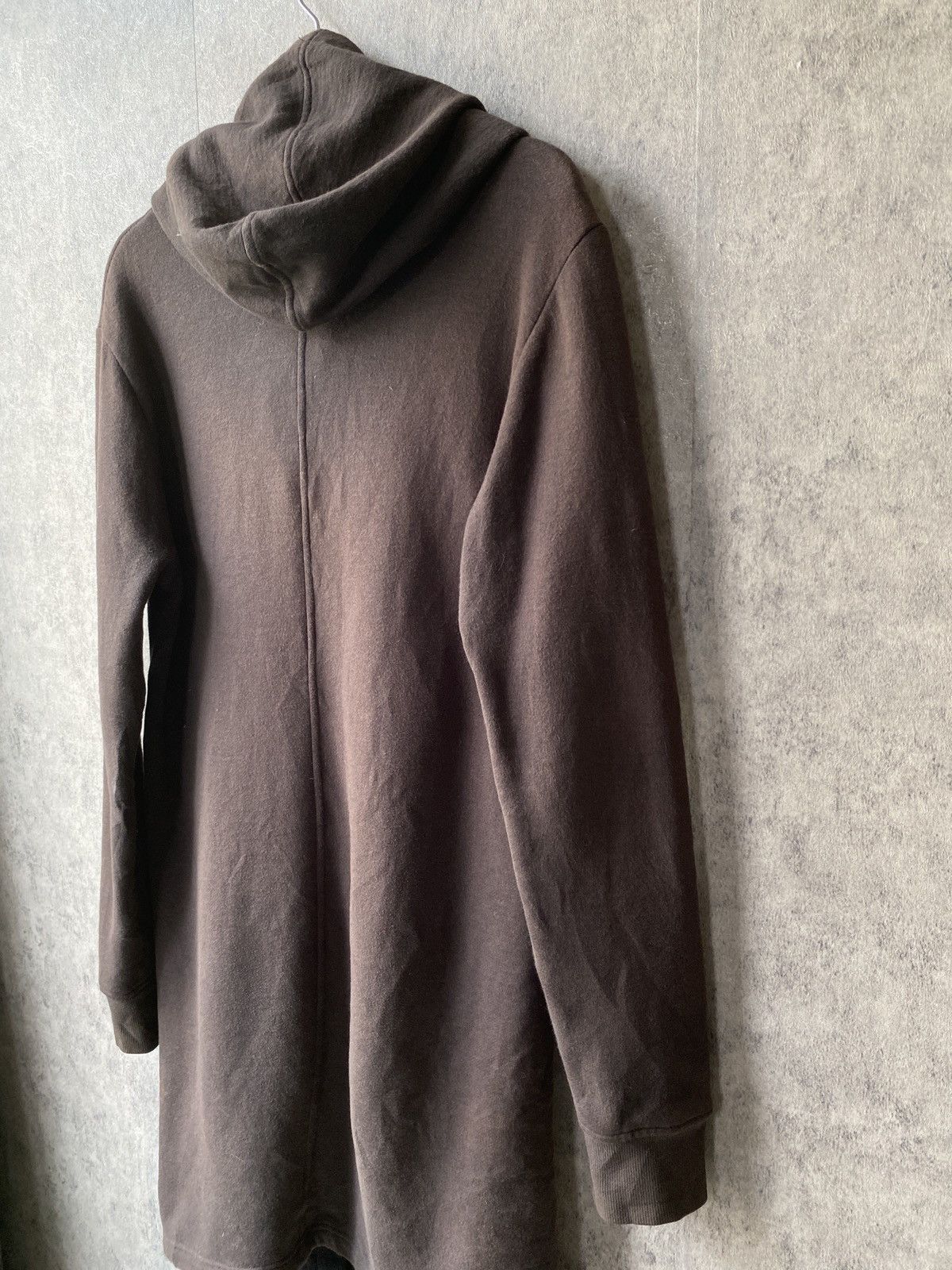Helmut Lang Helmut Lang Body Elongated Zip SWS Faded Black Hoodie Size US S / EU 44-46 / 1 - 14 Thumbnail