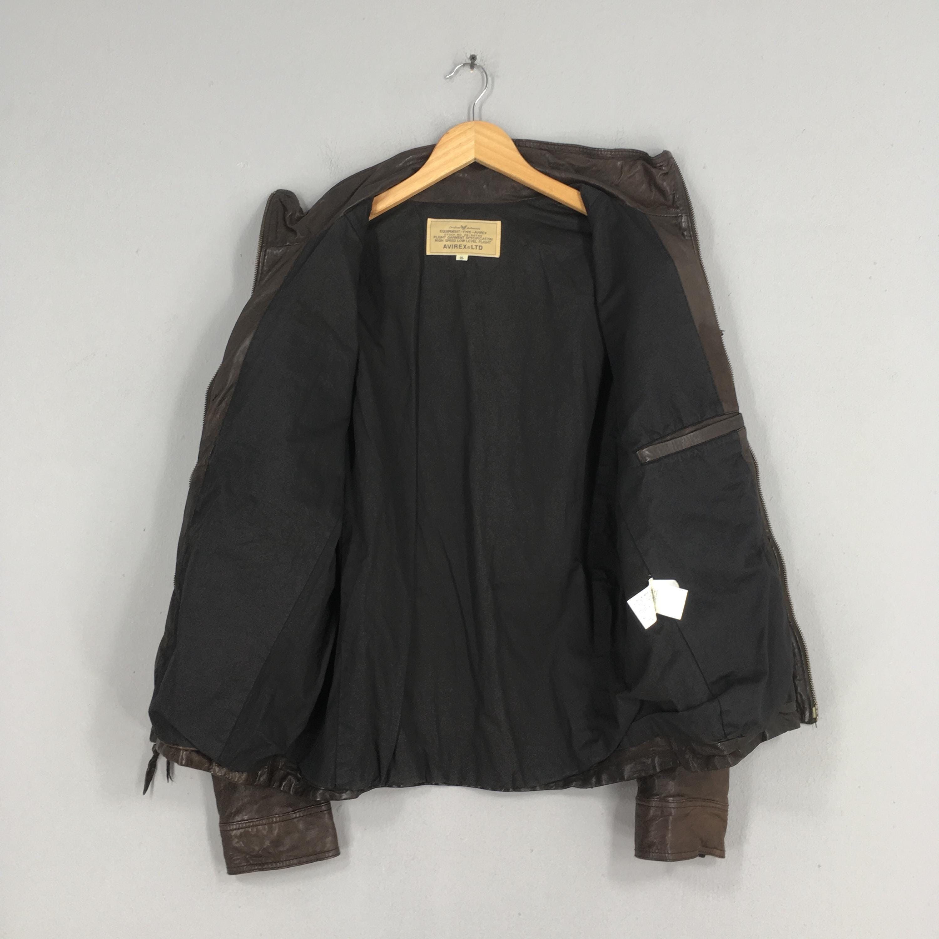 Avirex Vintage Avirex Ltd Sheepskin Leather Jacket XLarge Size US XL / EU 56 / 4 - 5 Thumbnail