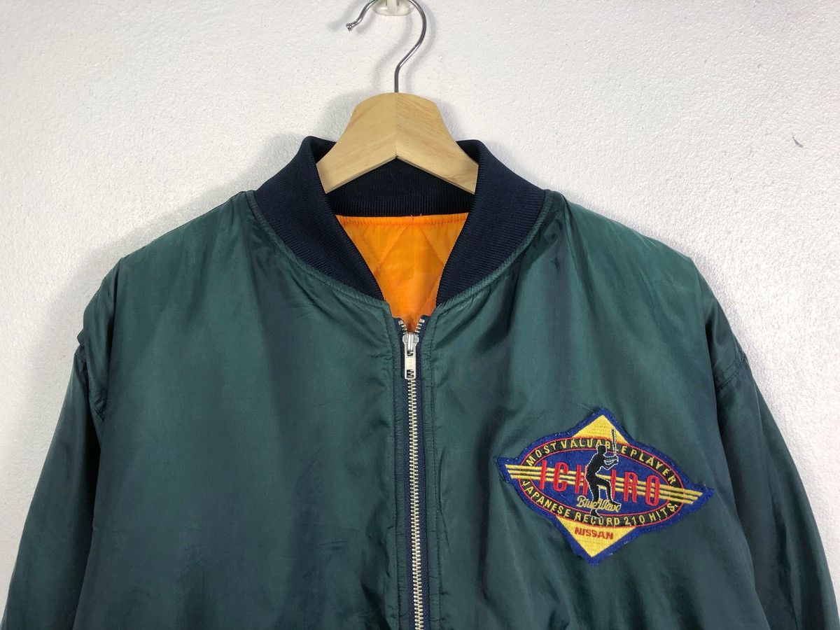 MLB Rare MLB Seattle Mariners Ichiro Suzuki Bomber Jacket Size US XL / EU 56 / 4 - 2 Thumbnail