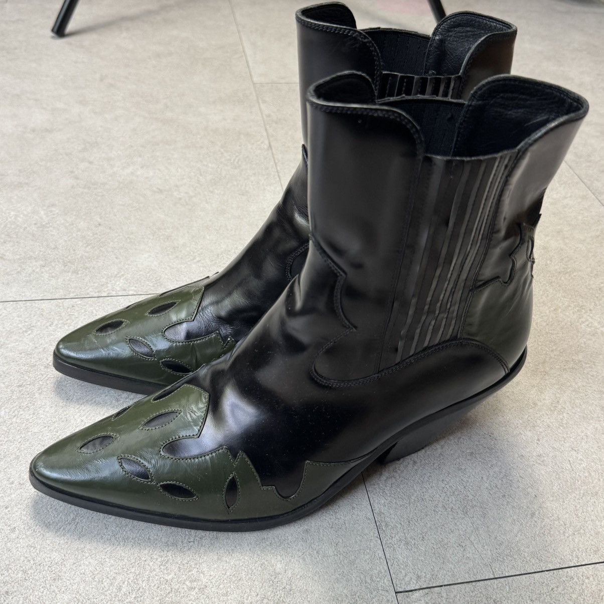 Enfants Riches Deprimes ERD FW20 Midnight Cowboy Western Leather Boots Size US 7.5 / EU 40-41 - 6 Thumbnail