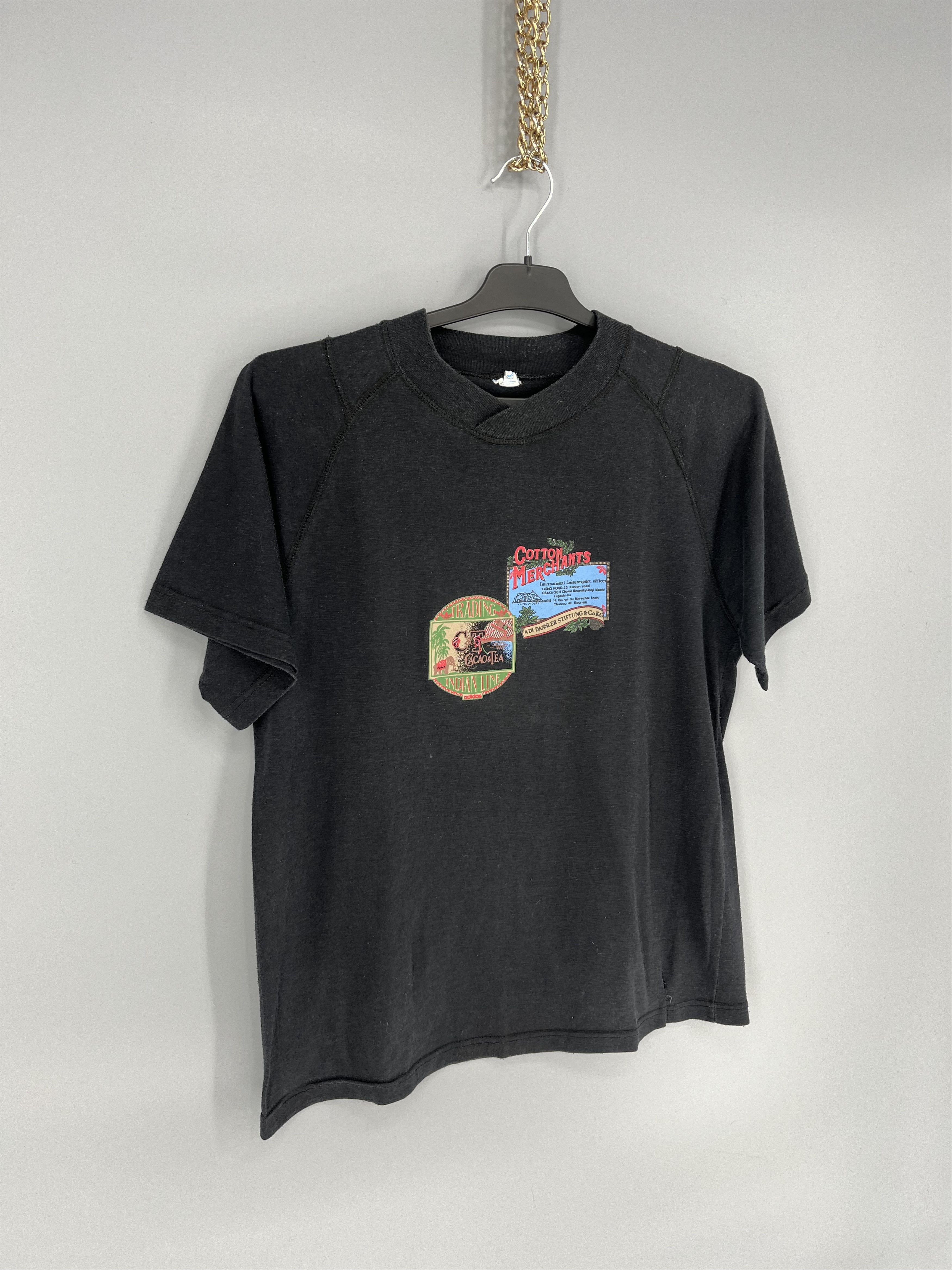 Adidas RARE!! Vintage Y2K 90s Adidas Logo Tee Streetwear Made Spain Size US S / EU 44-46 / 1 - 3 Thumbnail
