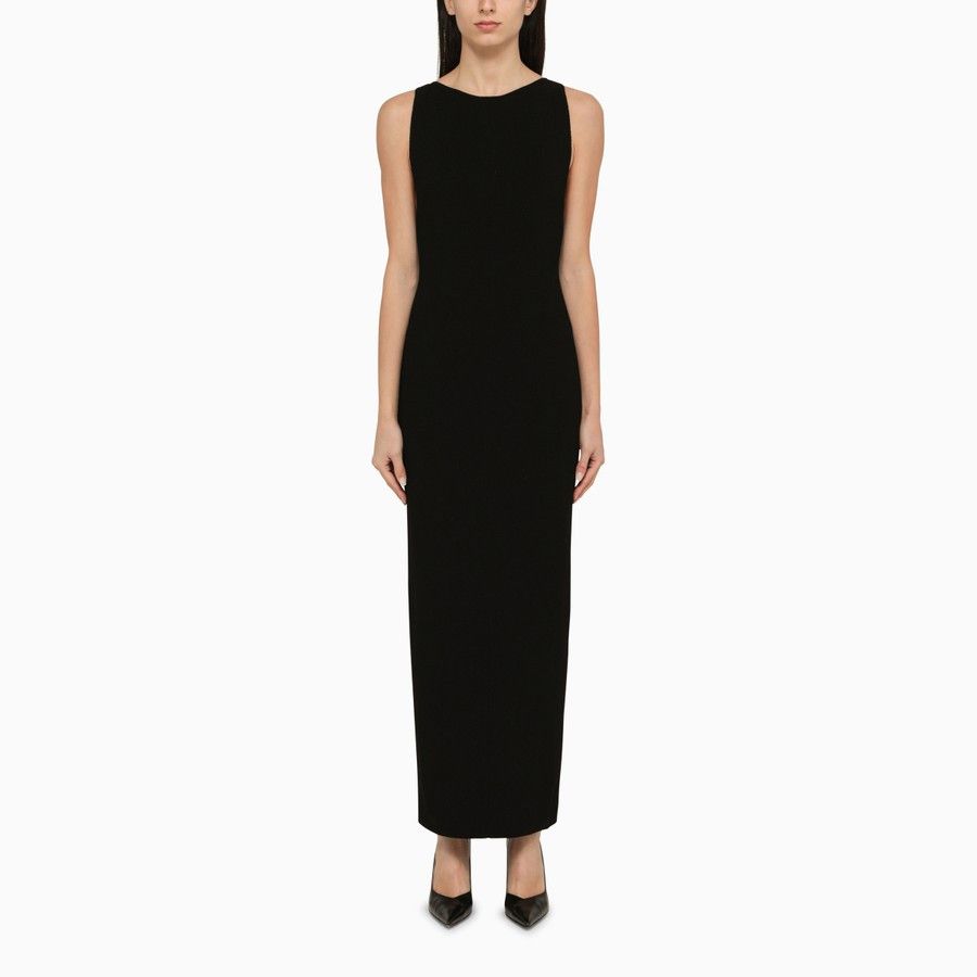 KHAITE o1d2blof0824 Evelyn Long Dress in Black Size M / US 6-8 / IT 42-44 - 1 Thumbnail