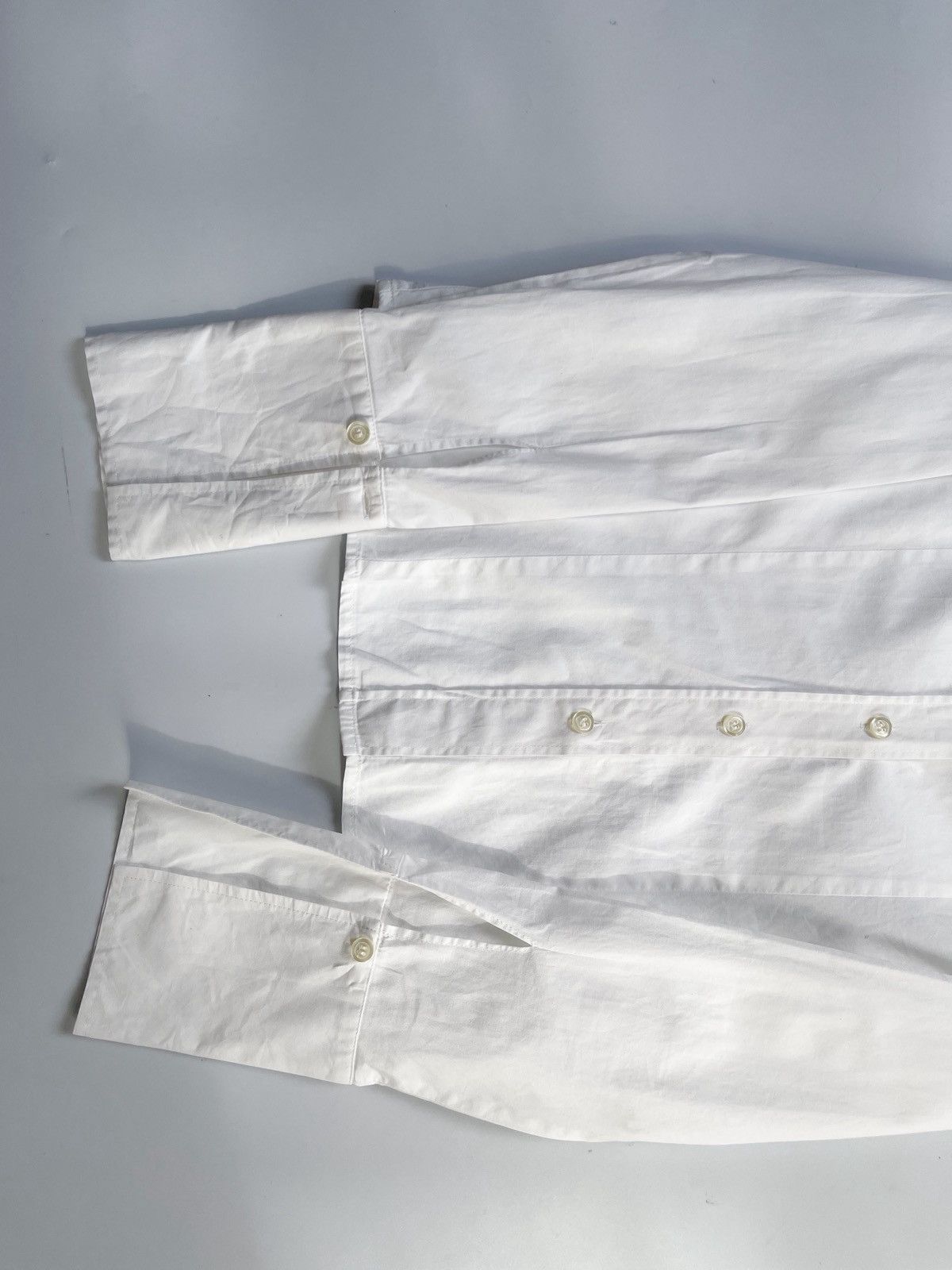 MAX&Co. 2000s Max Co by Max Mara Slim Fit Extended Cuff Shirt Size L / US 10 / IT 46 - 8 Thumbnail