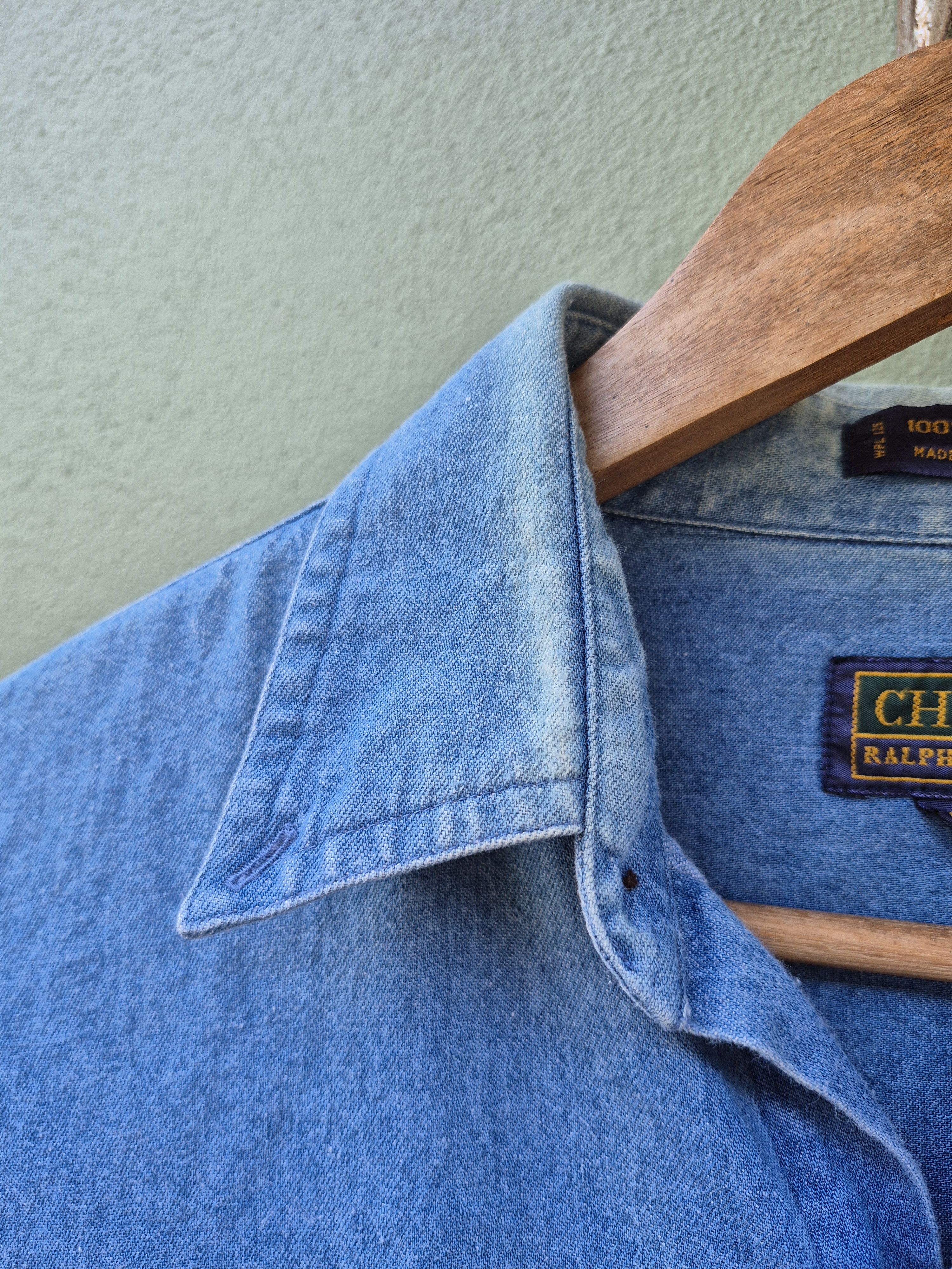 Chaps Ralph Lauren × Ralph Lauren 🔥 Chaps Ralph Lauren Denim Button Up Shirt Size US L / EU 52-54 / 3 - 5 Thumbnail