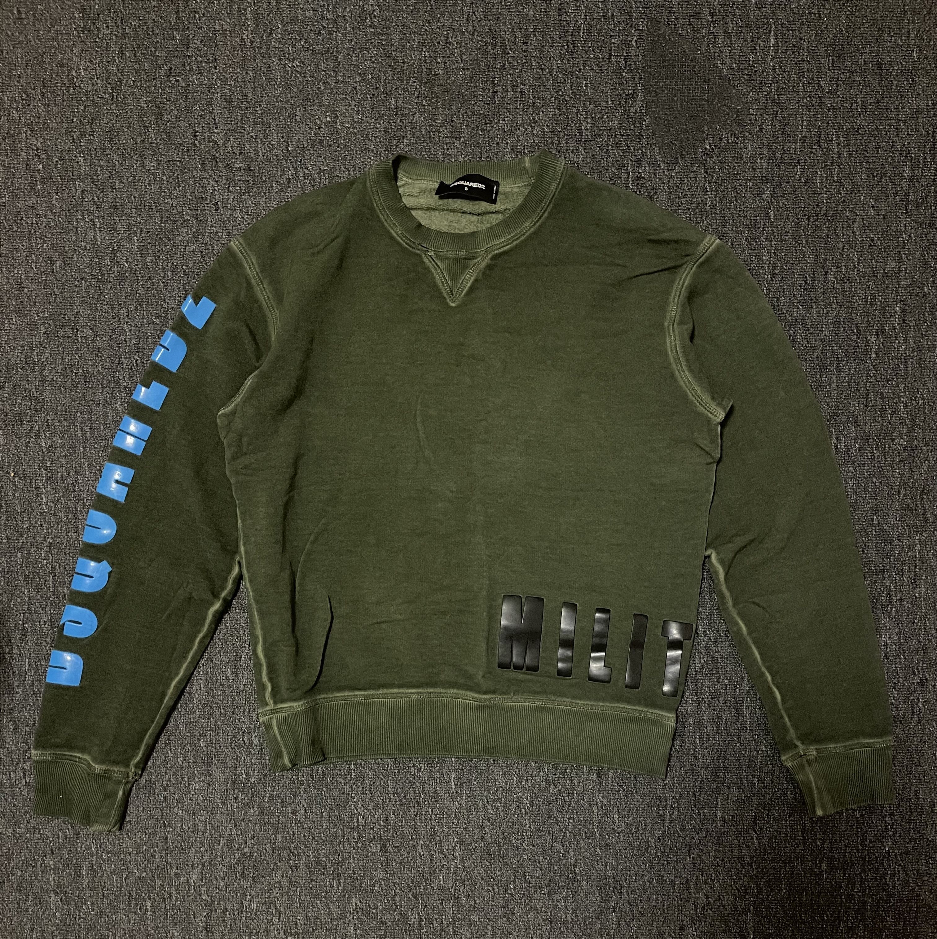 Dsquared2 DSQUARED2 green washed sweatshirt size S Size US S / EU 44-46 / 1 - 1 Thumbnail