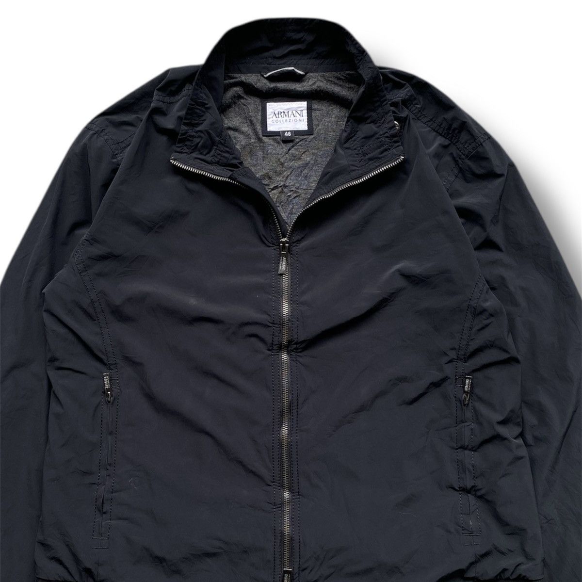 Armani Collezioni 🔥Armani Collezioni Black Jacket Rare. Size US L / EU 52-54 / 3 - 3 Thumbnail