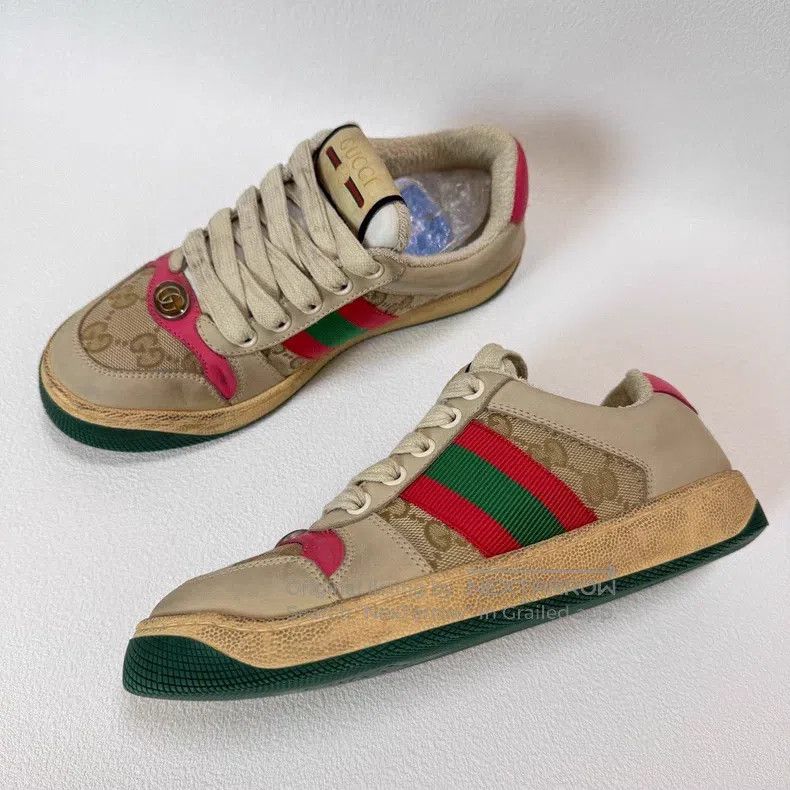 Gucci Gucci Dirty pink shoes Size US 4 / IT 34 - 7 Thumbnail