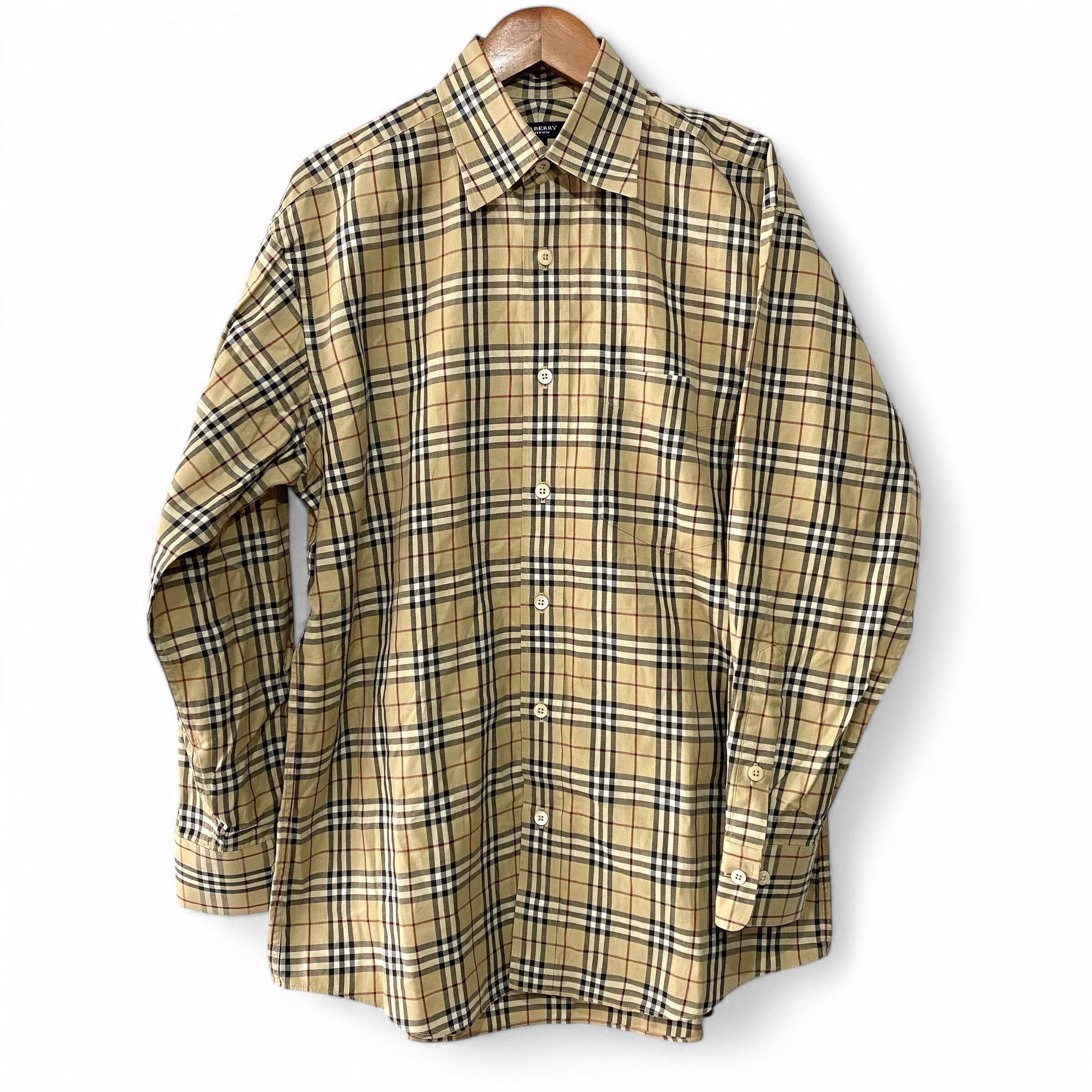 Burberry Burberry Long Sleeve Shirts Nova Check Plaid Size US S / EU 44-46 / 1 - 1 Thumbnail